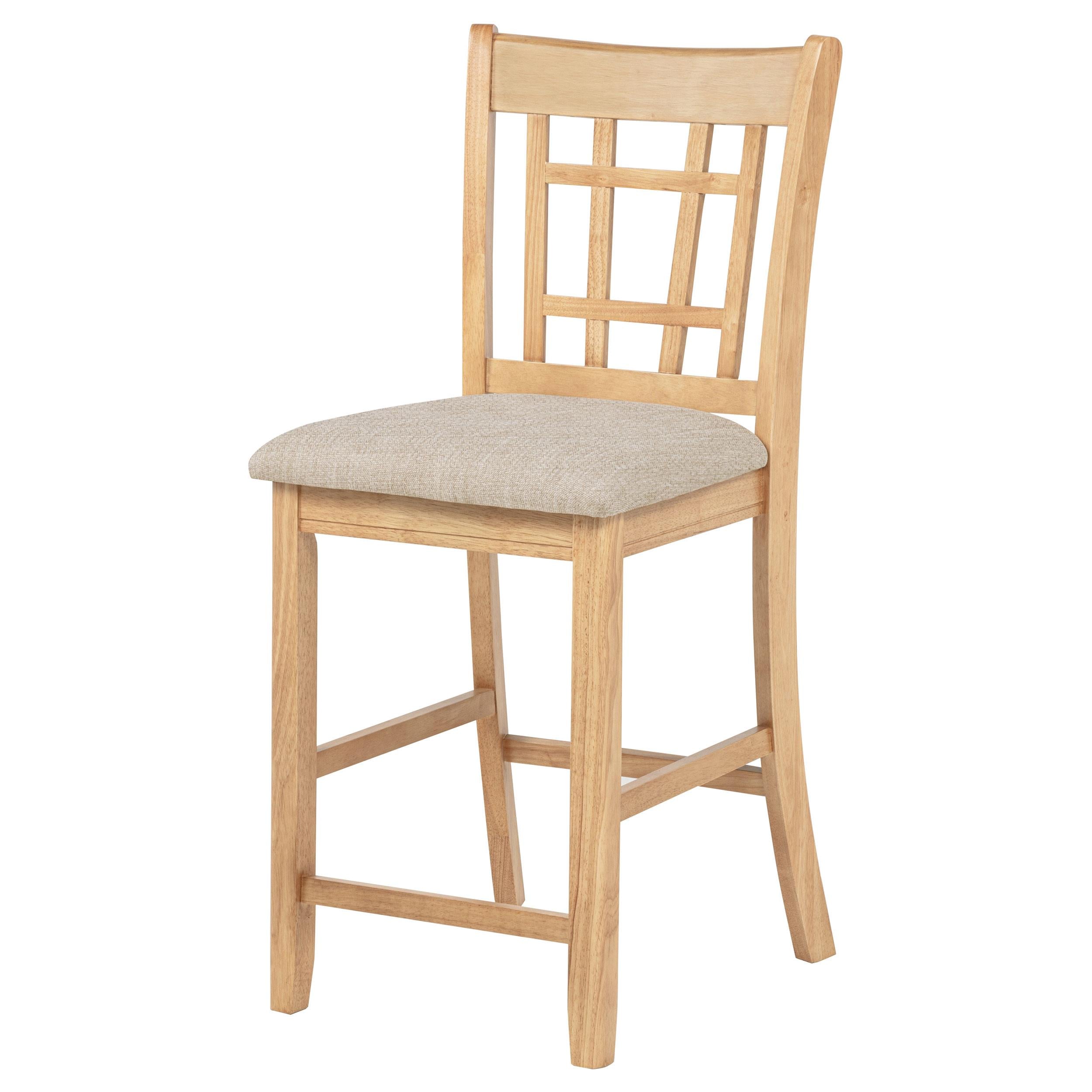 Lavon Wood Counter Height Dining Chair Grey and Light Oak (Set of 2) - 106629