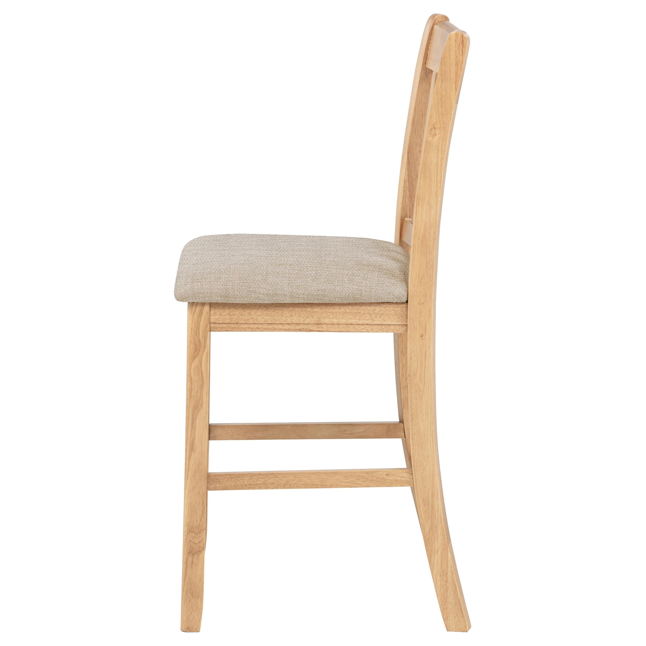 Lavon Wood Counter Height Dining Chair Grey and Light Oak (Set of 2) - 106629