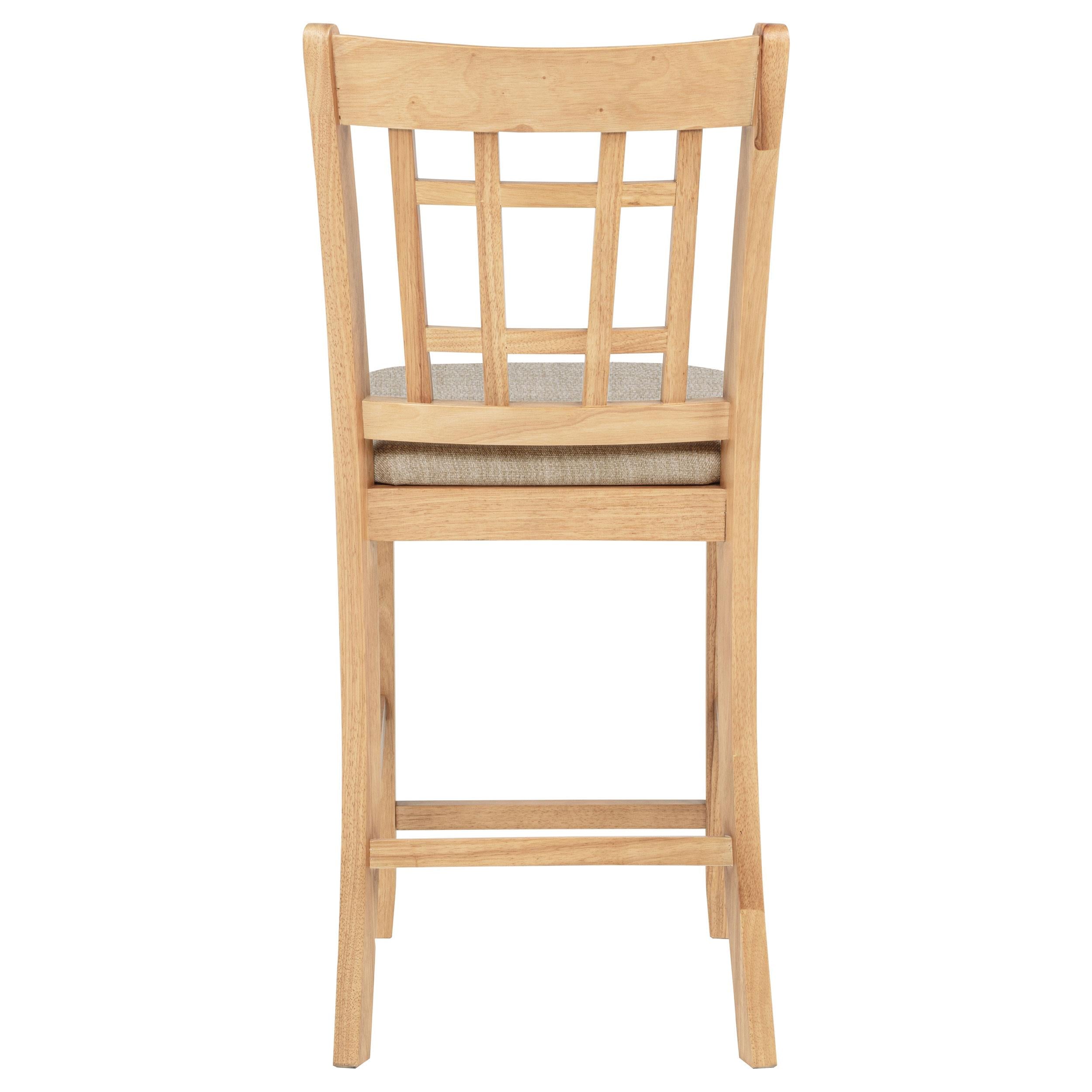 Lavon Wood Counter Height Dining Chair Grey and Light Oak (Set of 2) - 106629