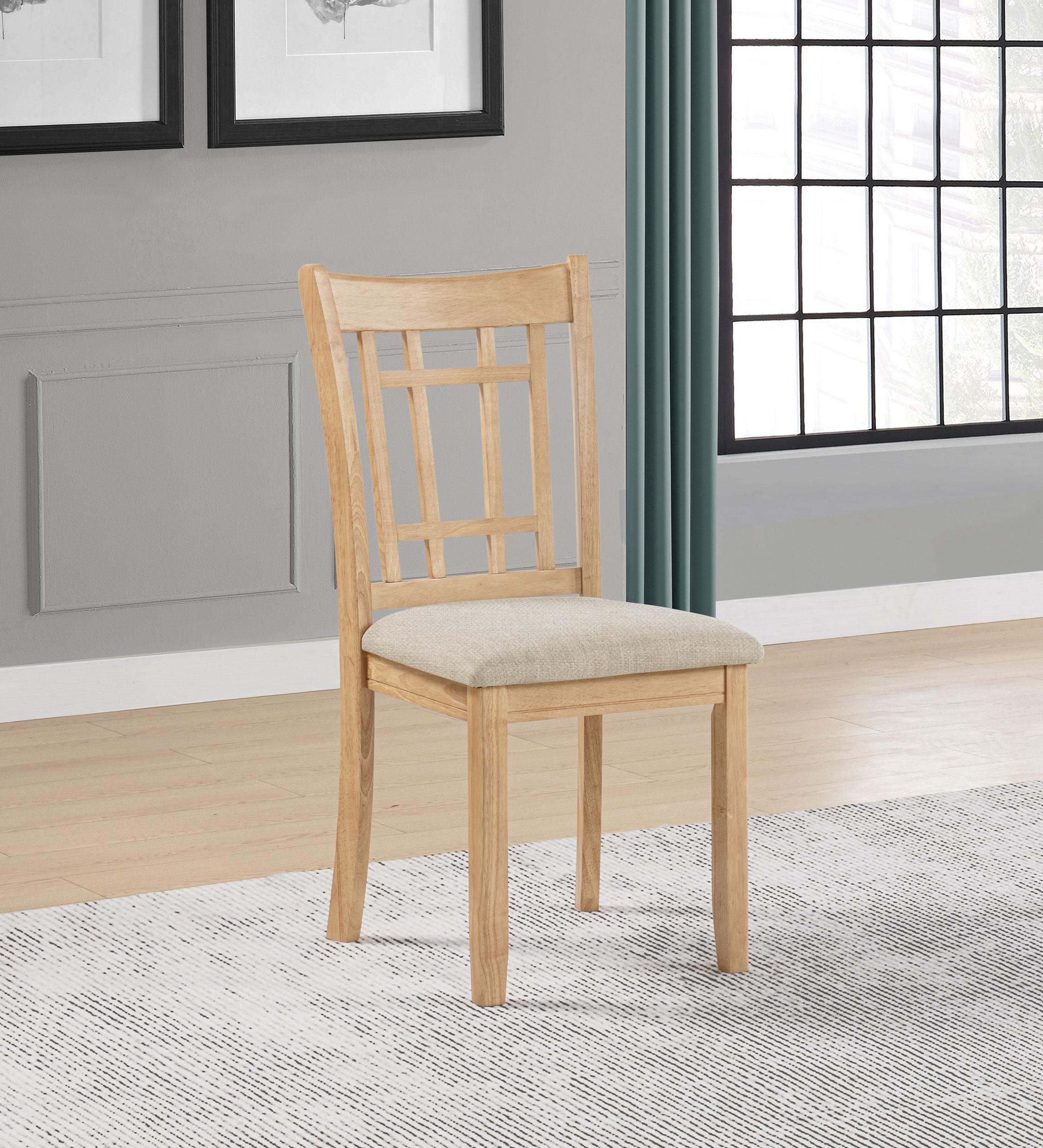 Lavon Wood Dining Side Chair Grey and Light Oak (Set of 2) - 106622