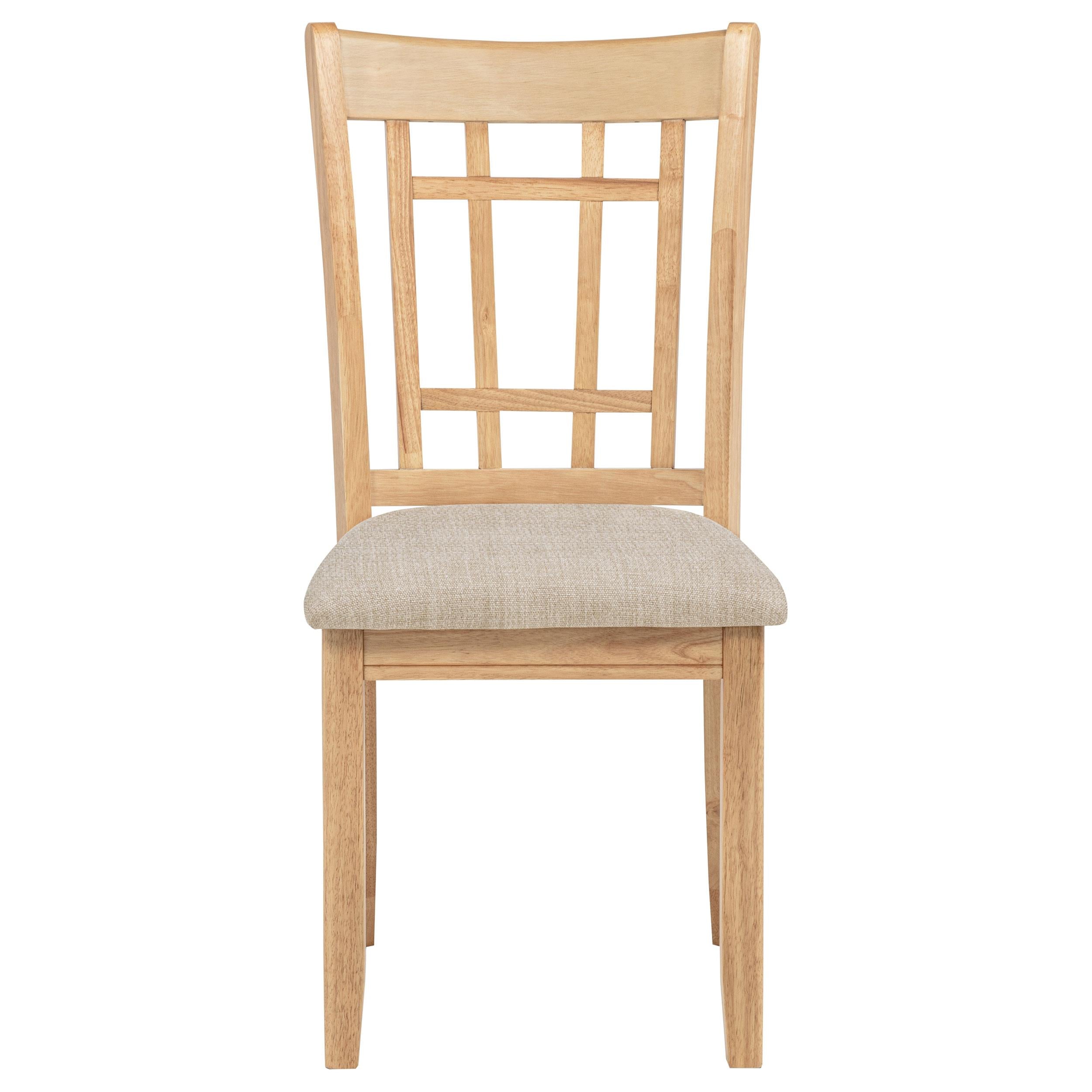 Lavon Wood Dining Side Chair Grey and Light Oak (Set of 2) - 106622