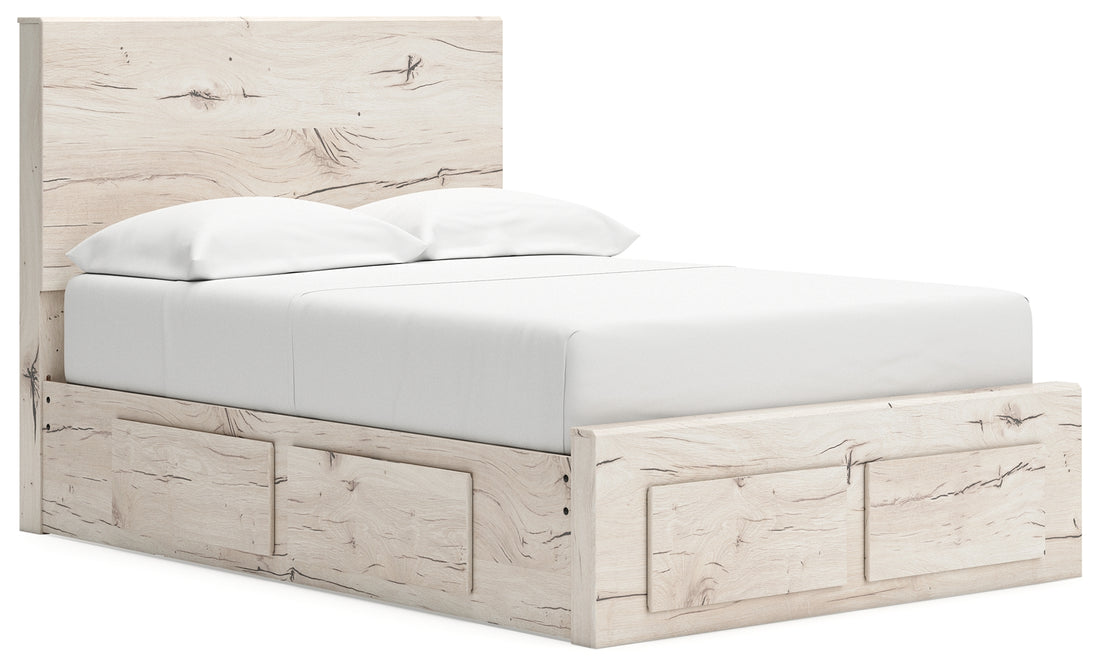 Lawroy Light Natural Full Panel Storage Bed - B2310B24