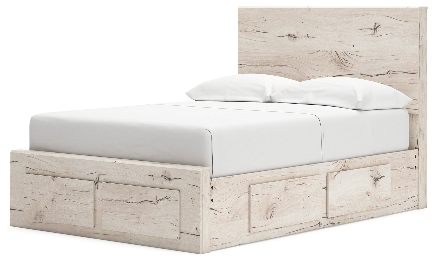 Lawroy Light Natural Full Panel Storage Bed - B2310B24