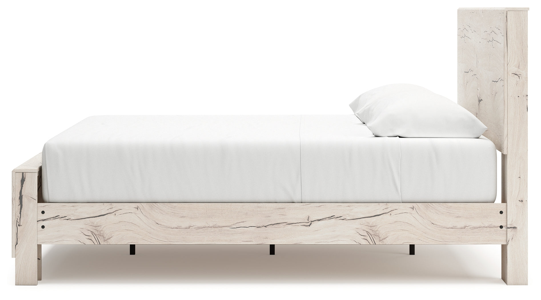 Lawroy Light Natural King Panel Bed with Storage - B2310B12