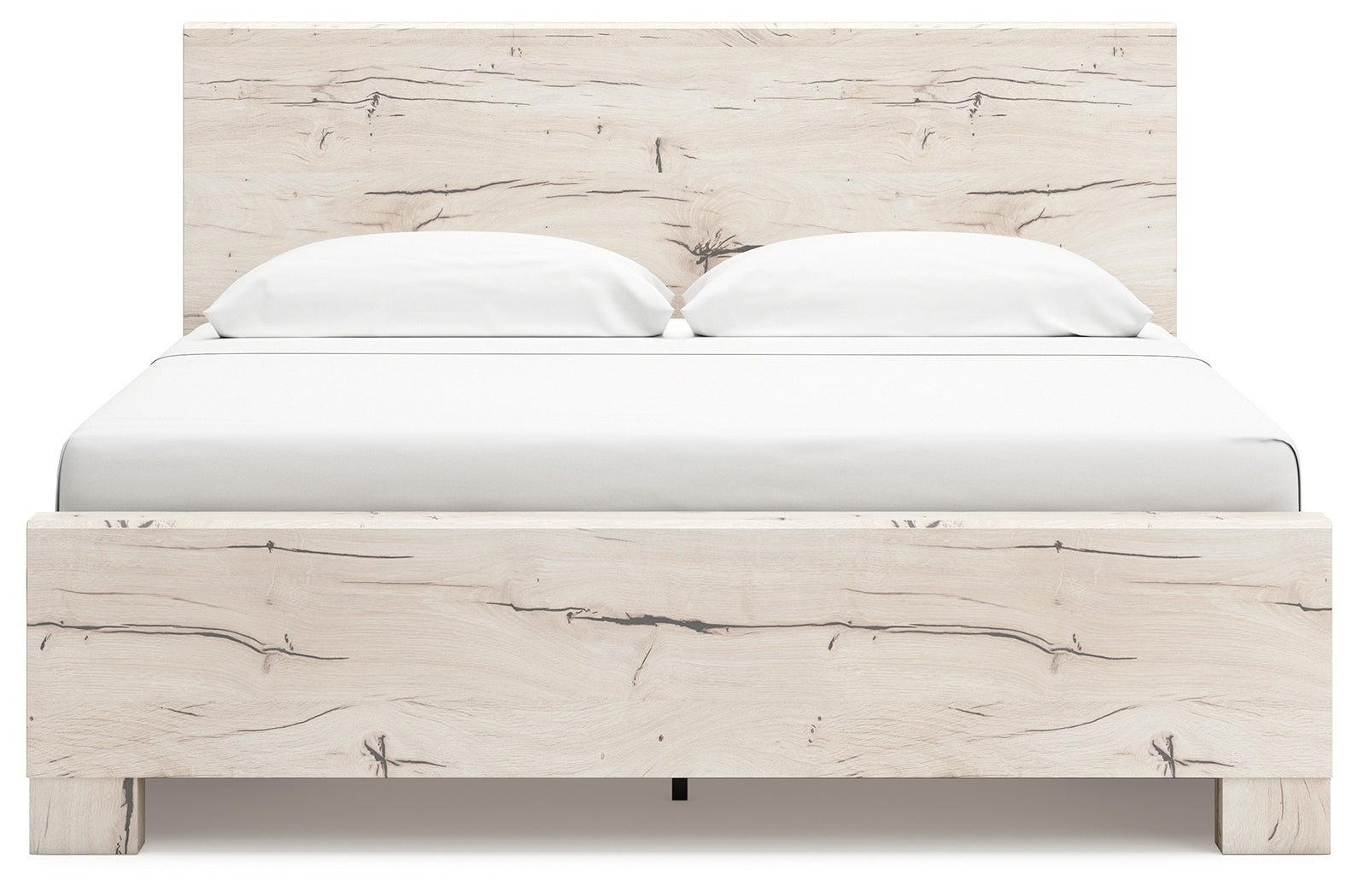 Lawroy Light Natural King Panel Bed with Storage - B2310B13
