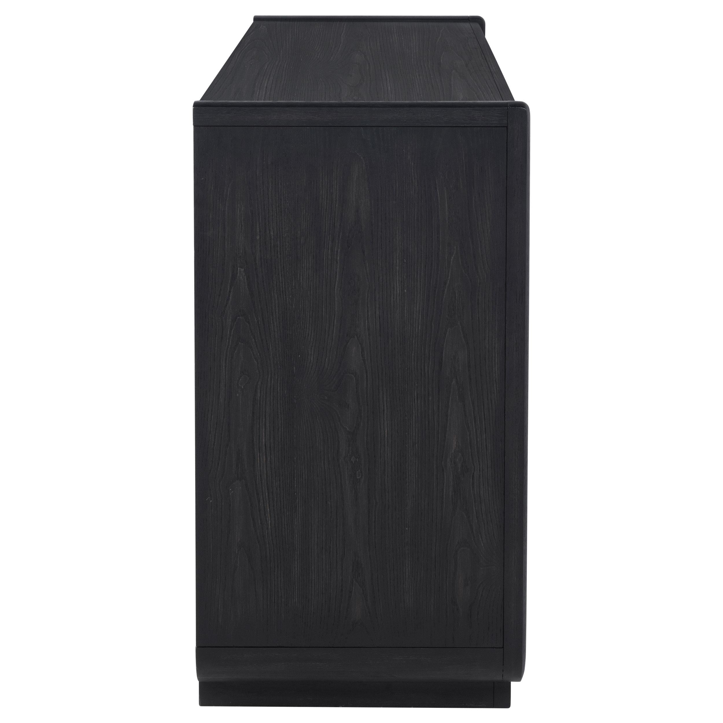 Leandro 2-drawer Dining Sideboard Server Burnished Black - 115395