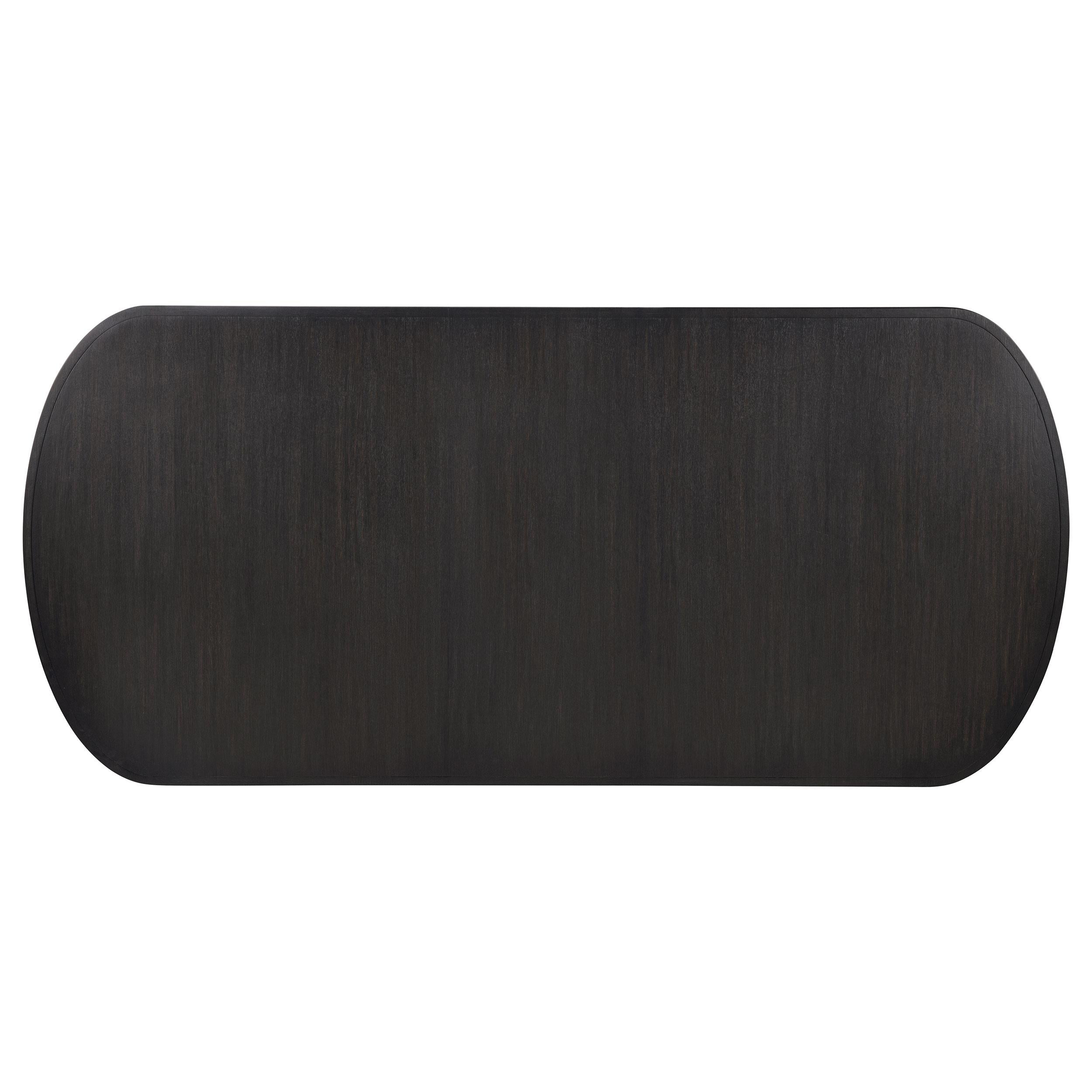 Leandro 78-inch Extension Dining Room Table Burnished Black - 115391