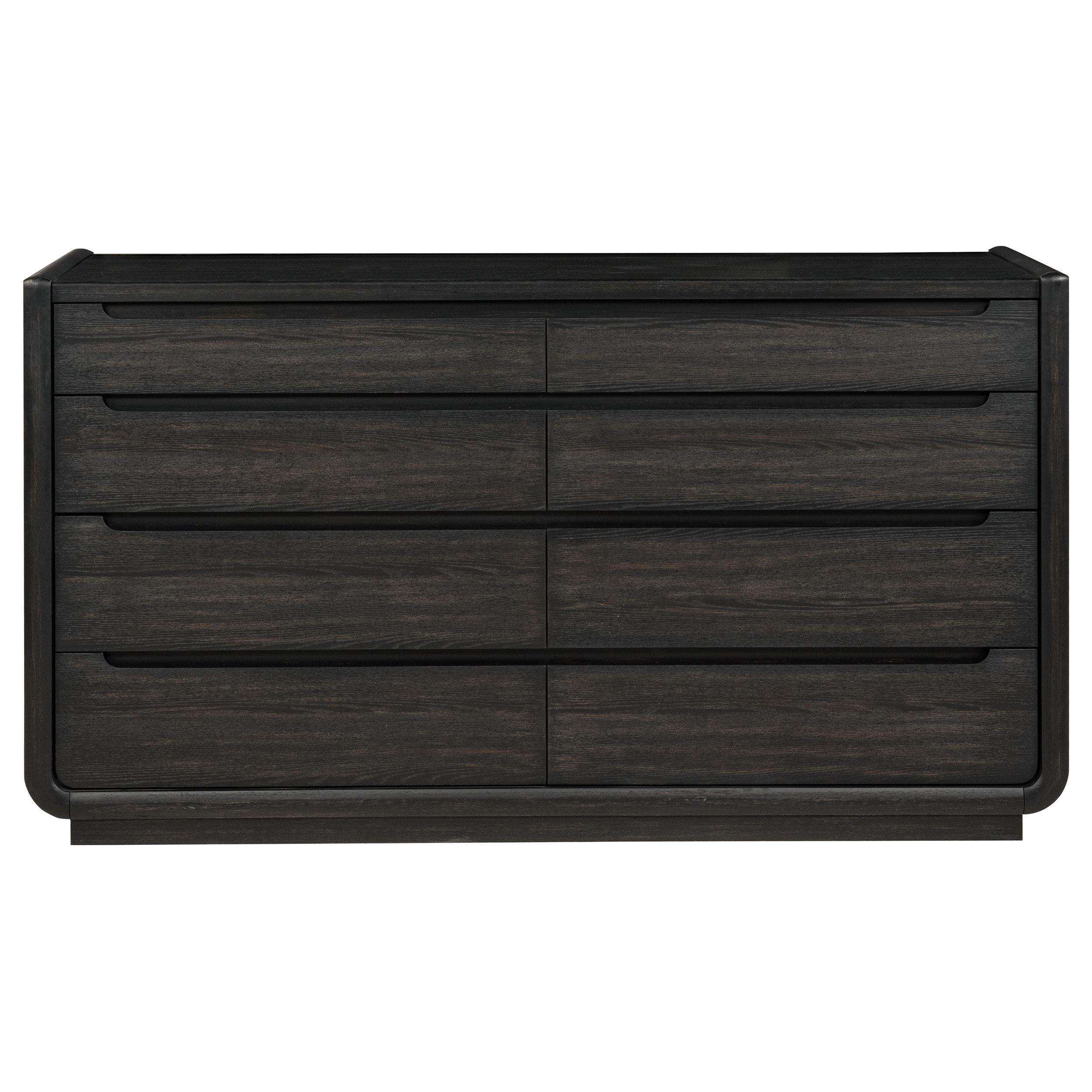 Leandro 8-drawer Bedroom Dresser Cabinet Burnished Black - 222493