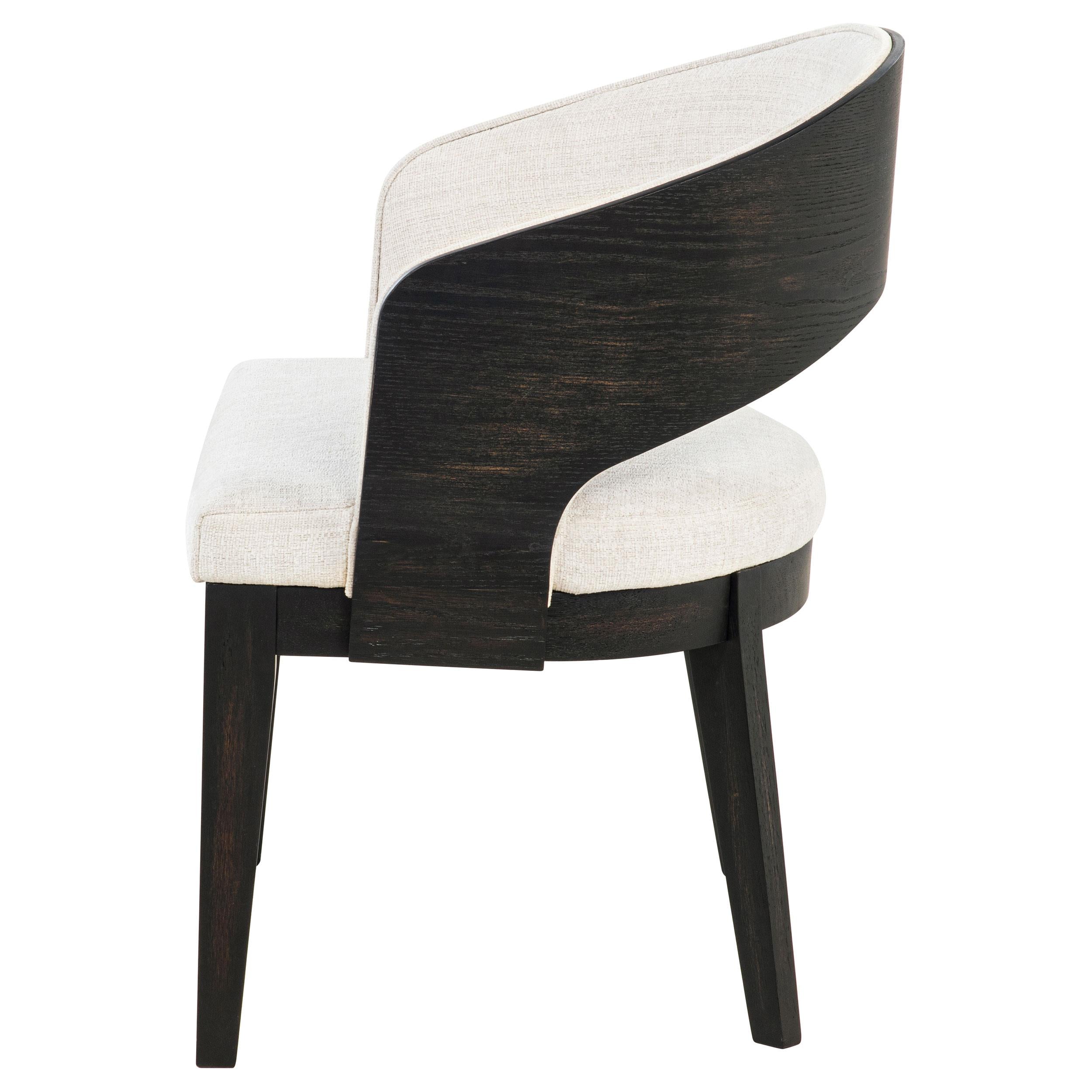 Leandro Upholstered Dining Arm Chair Cream (Set of 2) - 115393
