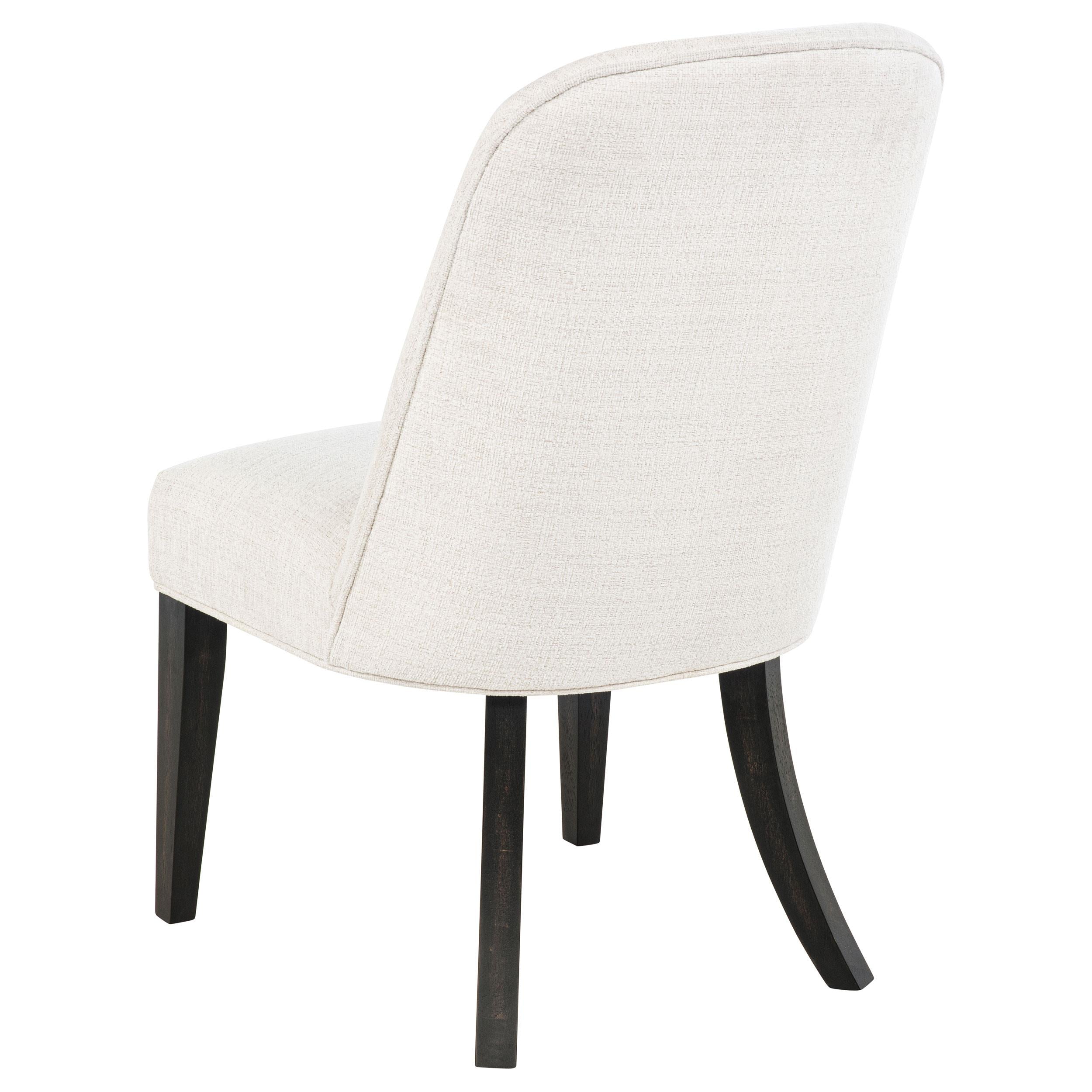 Leandro Upholstered Dining Side Chair Cream (Set of 2) - 115392