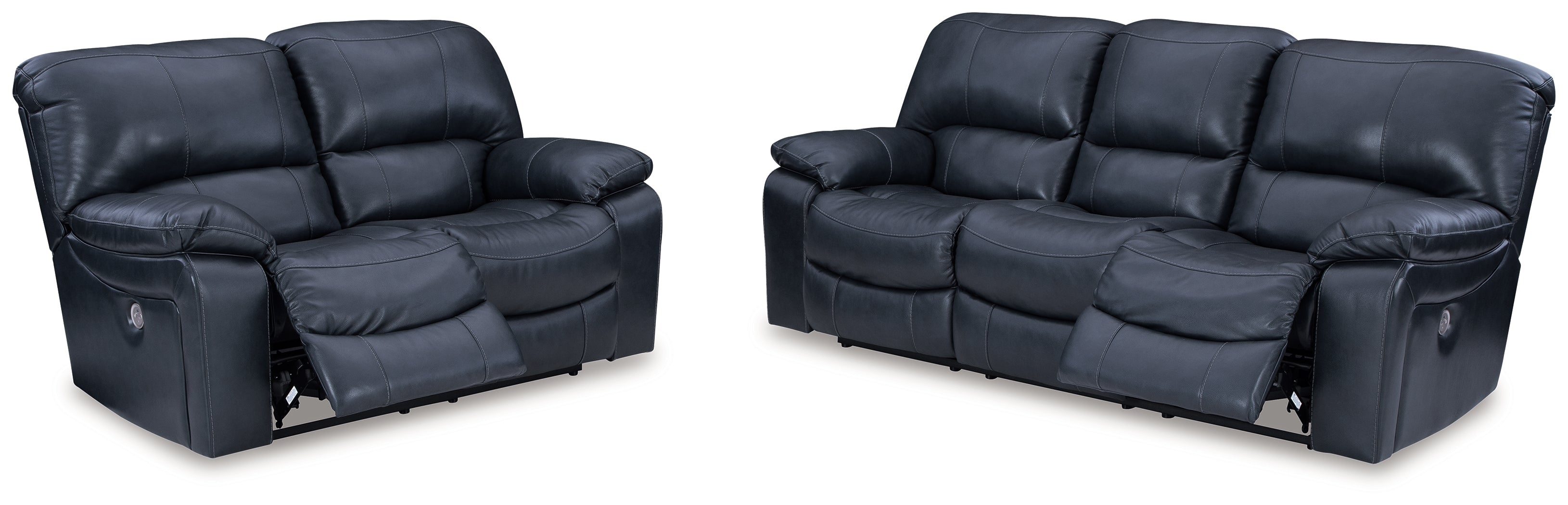 Leesworth Sofa, Loveseat and Recliner in Ocean - PKG016543