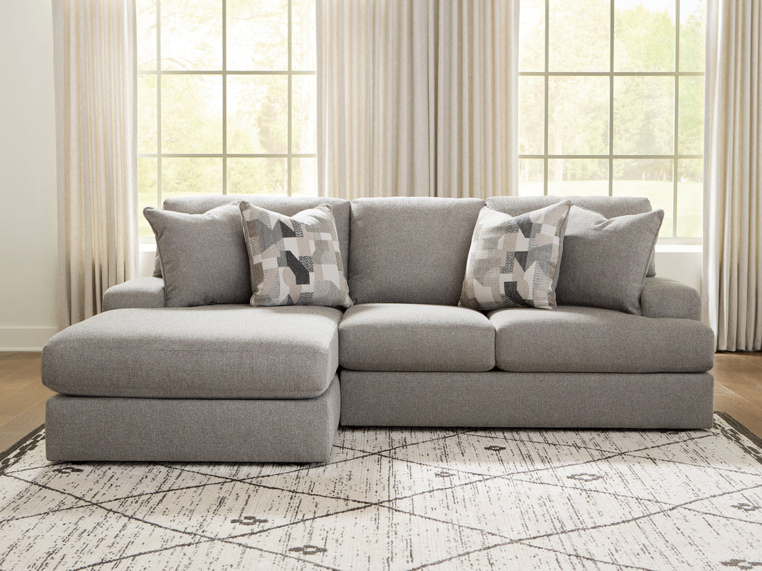 Lindon Smoke 2-Piece Sectional with Chaise - 84704S1