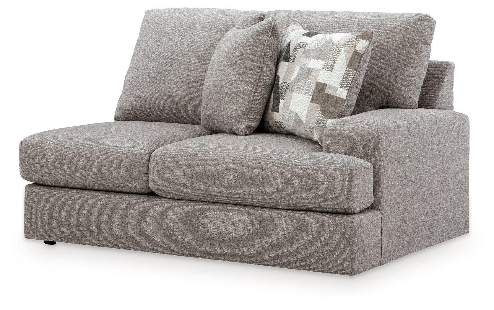 Lindon Smoke Right-Arm Facing Loveseat - 8470456