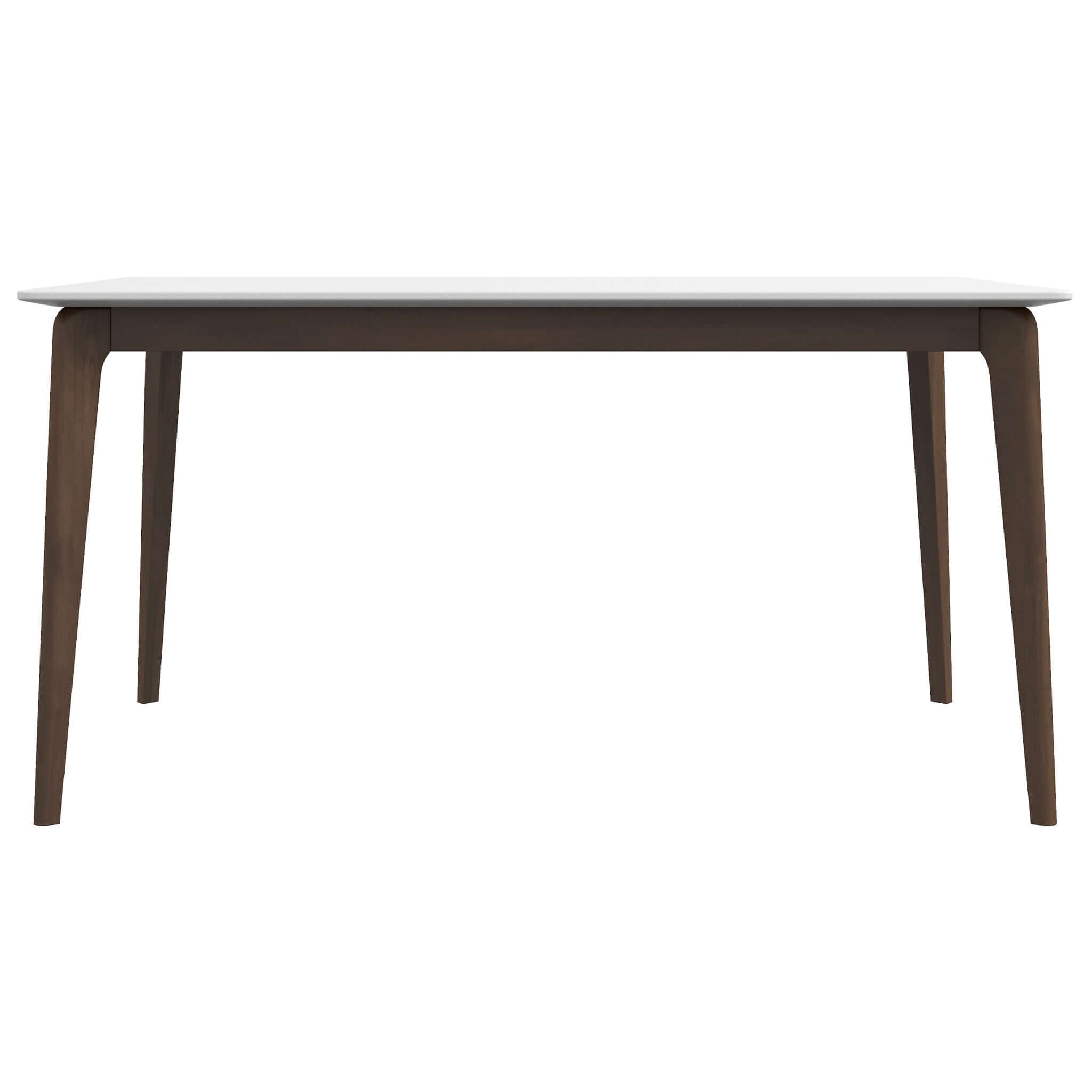 Lindsey Solid Wood White Top Dining Table - DTB00801201