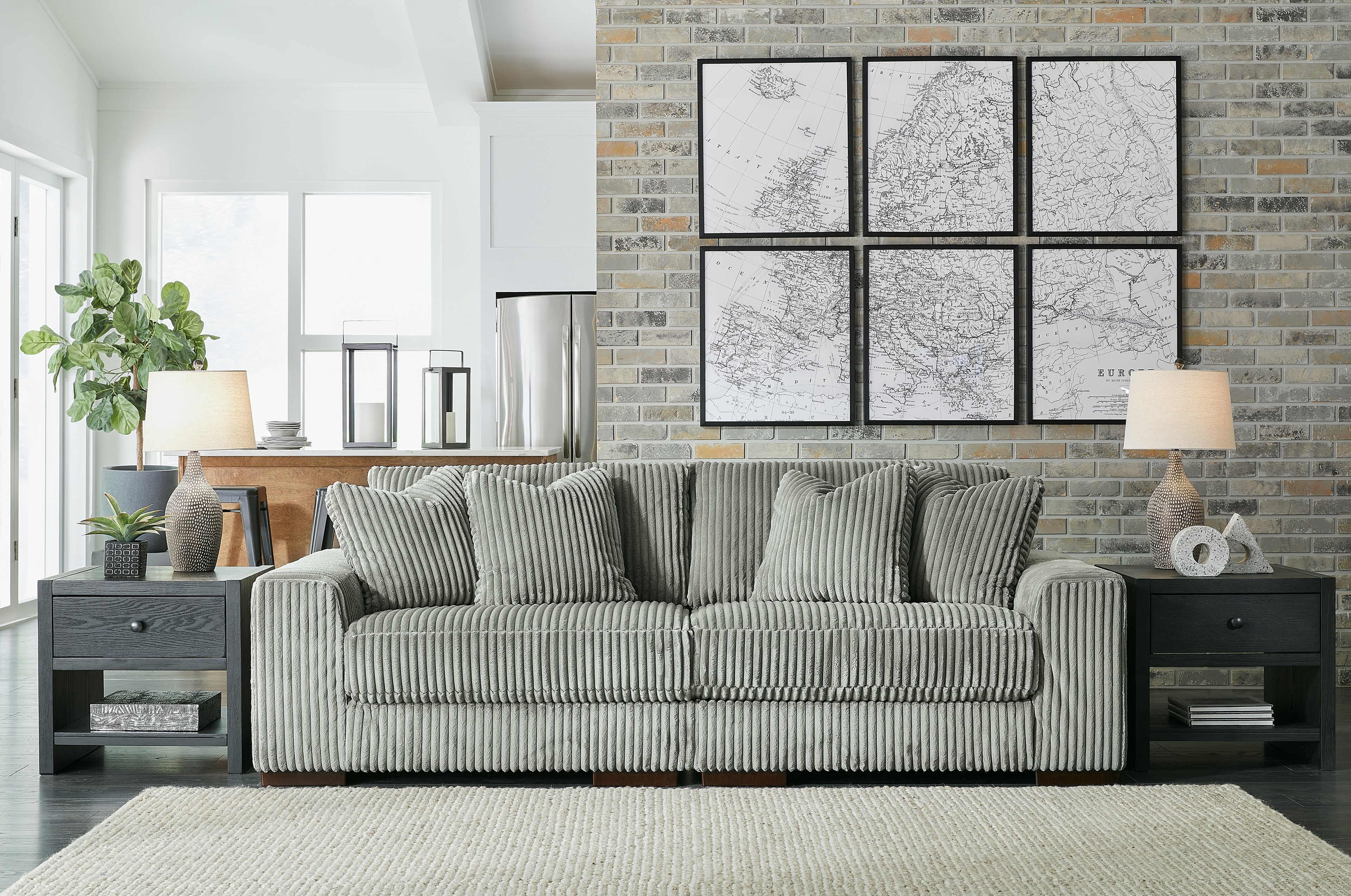 Lindyn 2-Piece Sectional Sofa and Oversized Swivel Accent Chair - 21105U3