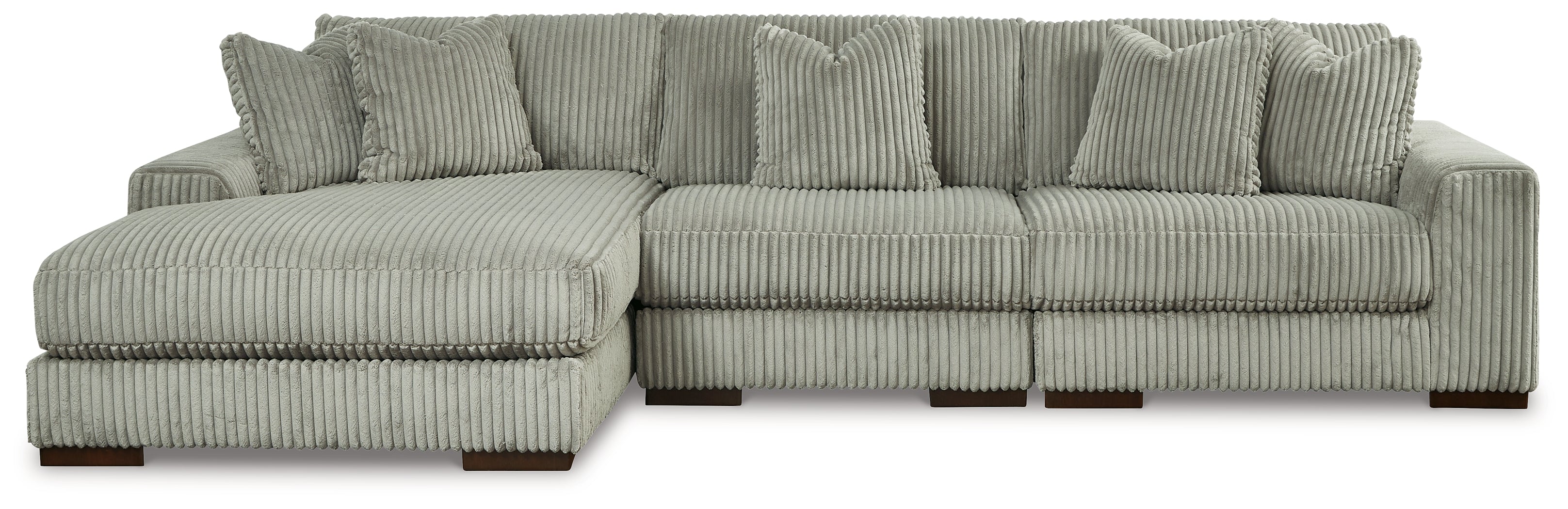 Lindyn 3-Piece Sectional and Oversized Swivel Accent Chair - 21105U6