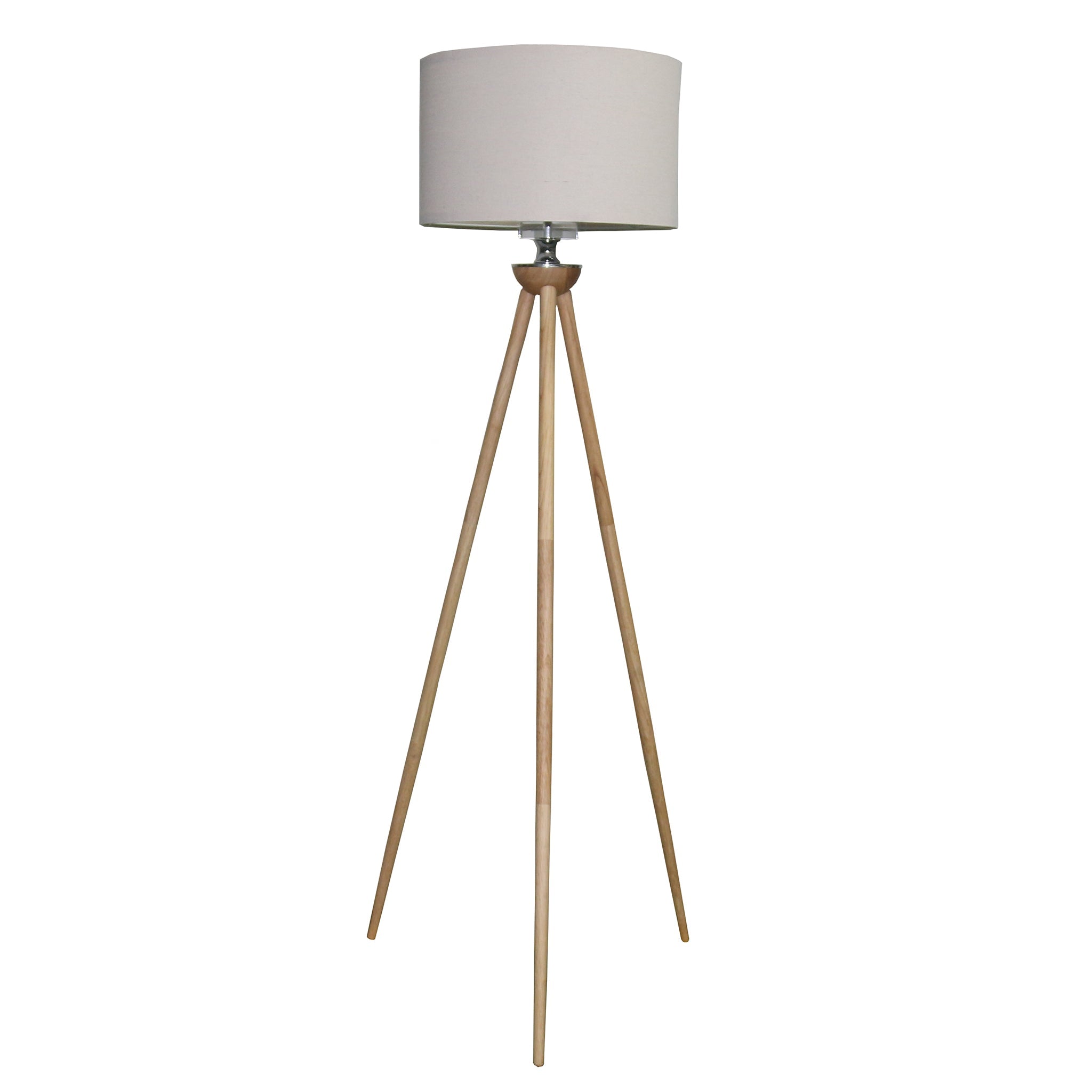 Lirios Three Legged Wooden Strip Floor Lamp - Natural - FLL04202701