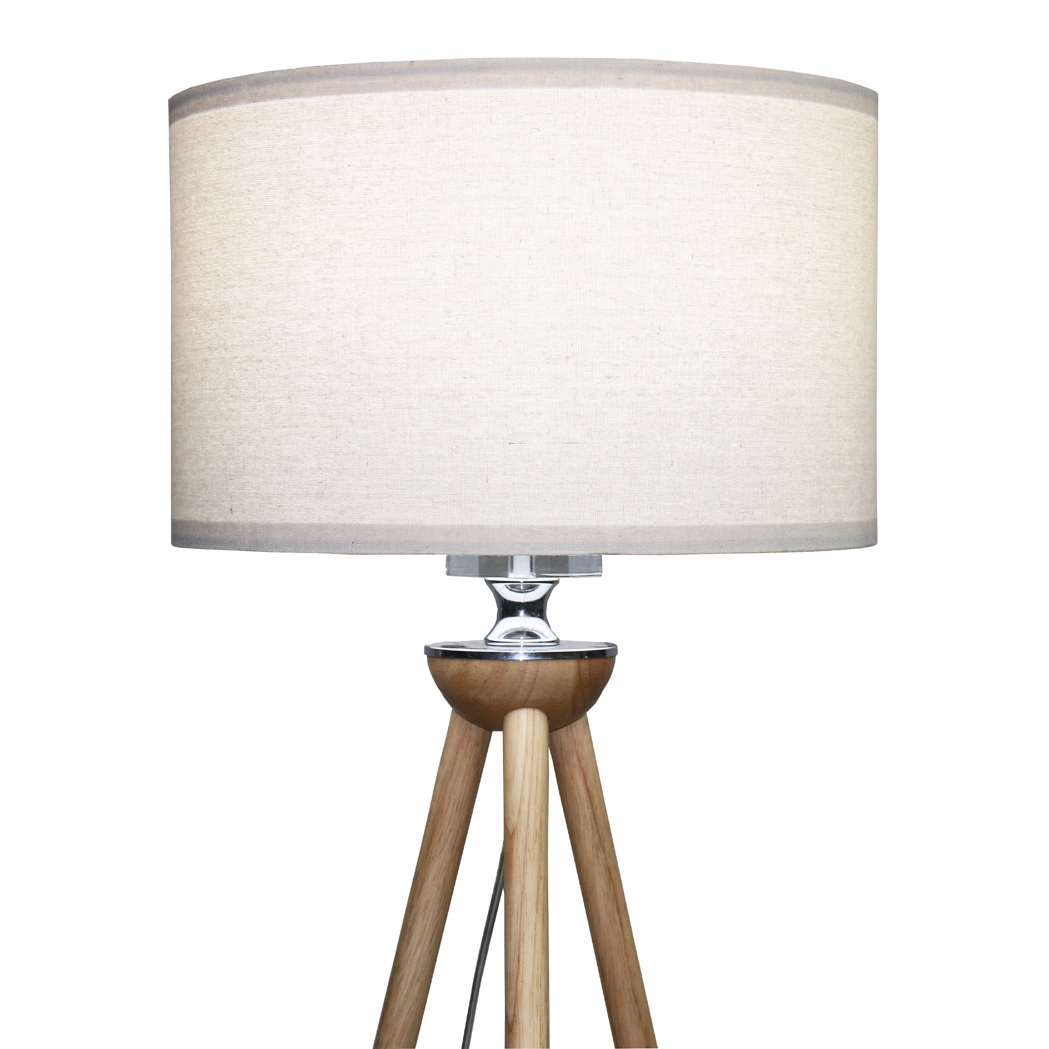 Lirios Three Legged Wooden Strip Floor Lamp - Natural - FLL04202701