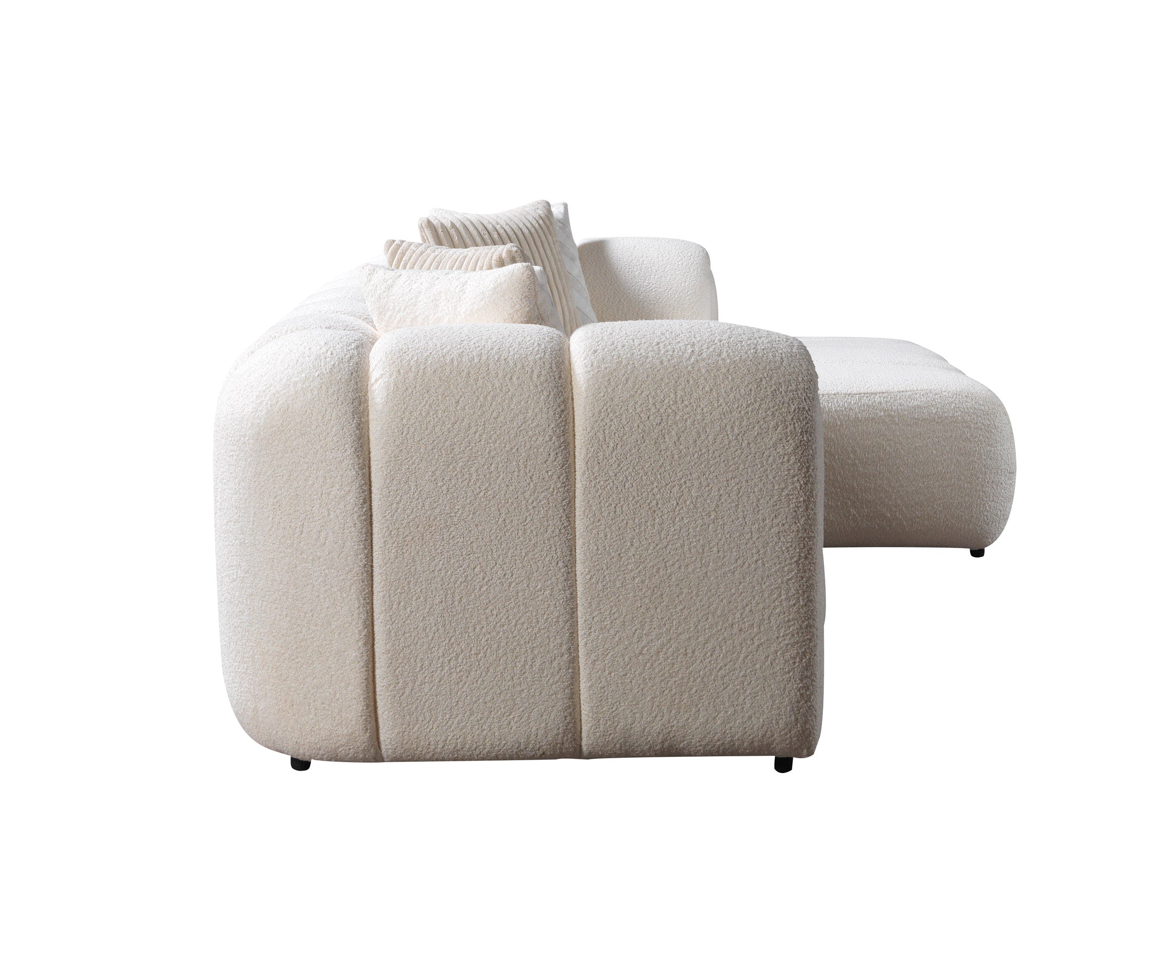 Lis Ivory Boucle RAF Sectional - LISIV-RSEC
