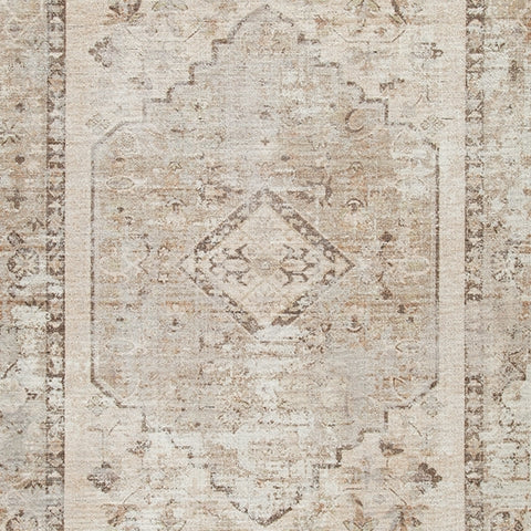 Livdon Brown/Beige/Gray Washable Large Rug - R407911