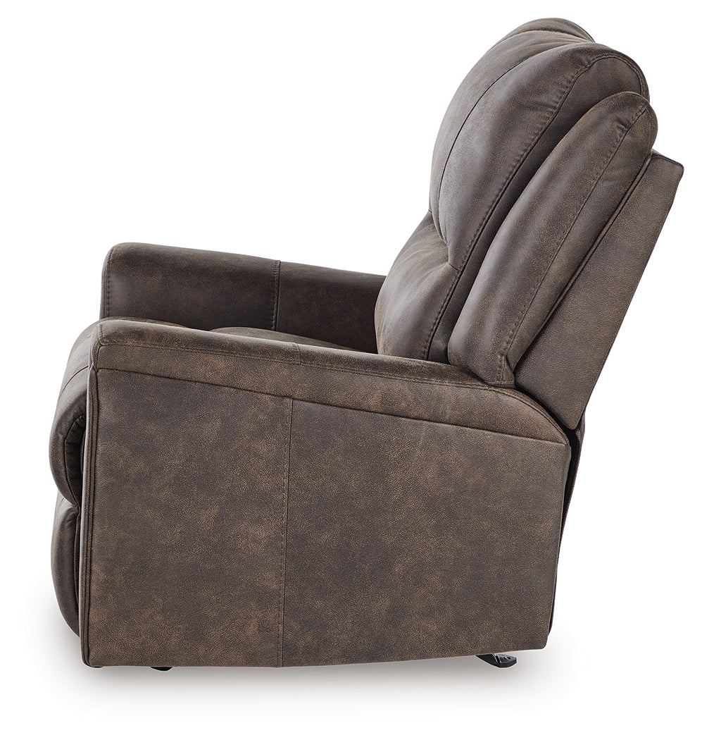 Lixtowel Walnut Recliner - PC5300425