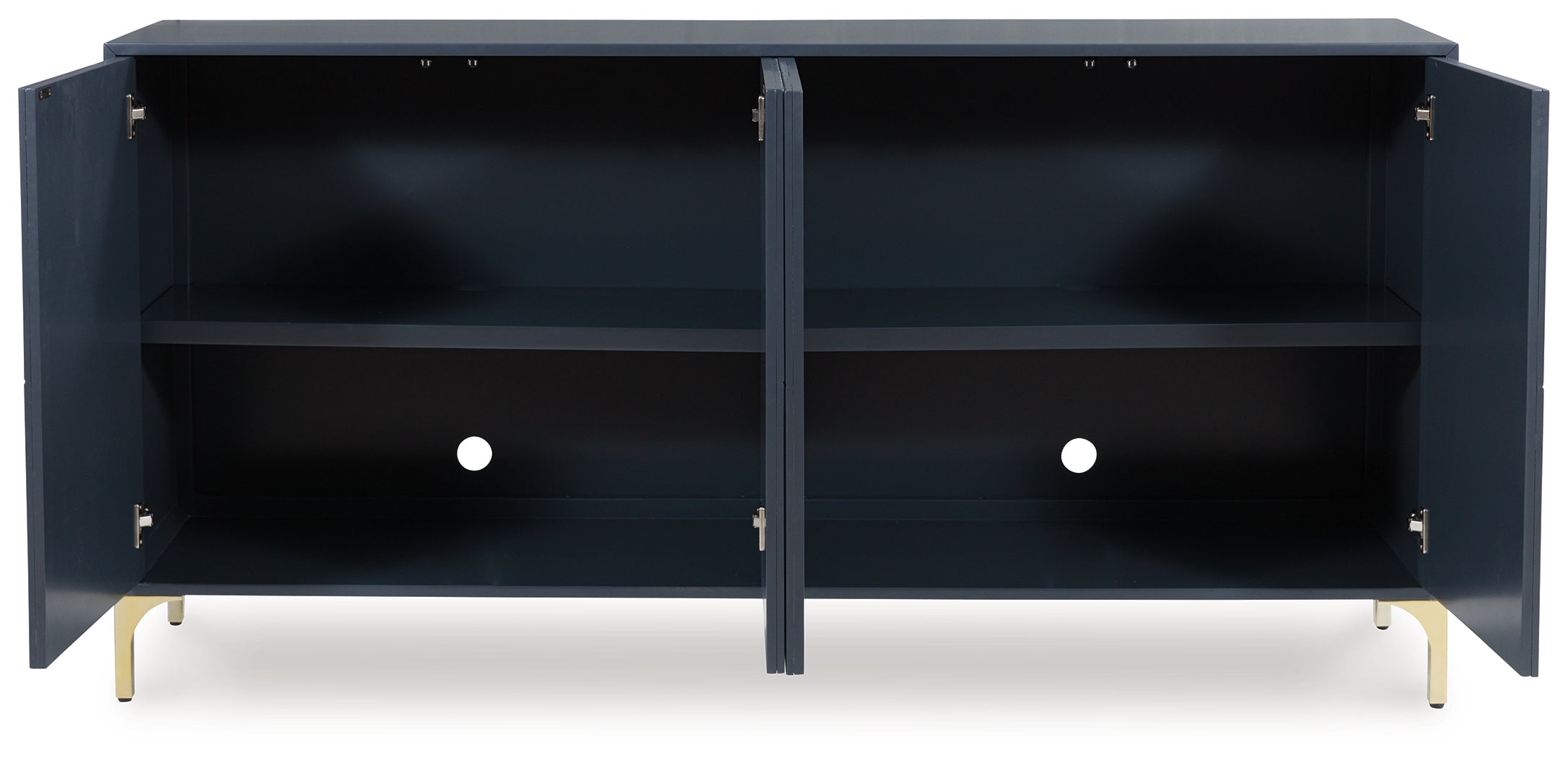 Loirwick Dark Blue Accent Cabinet - A4000677