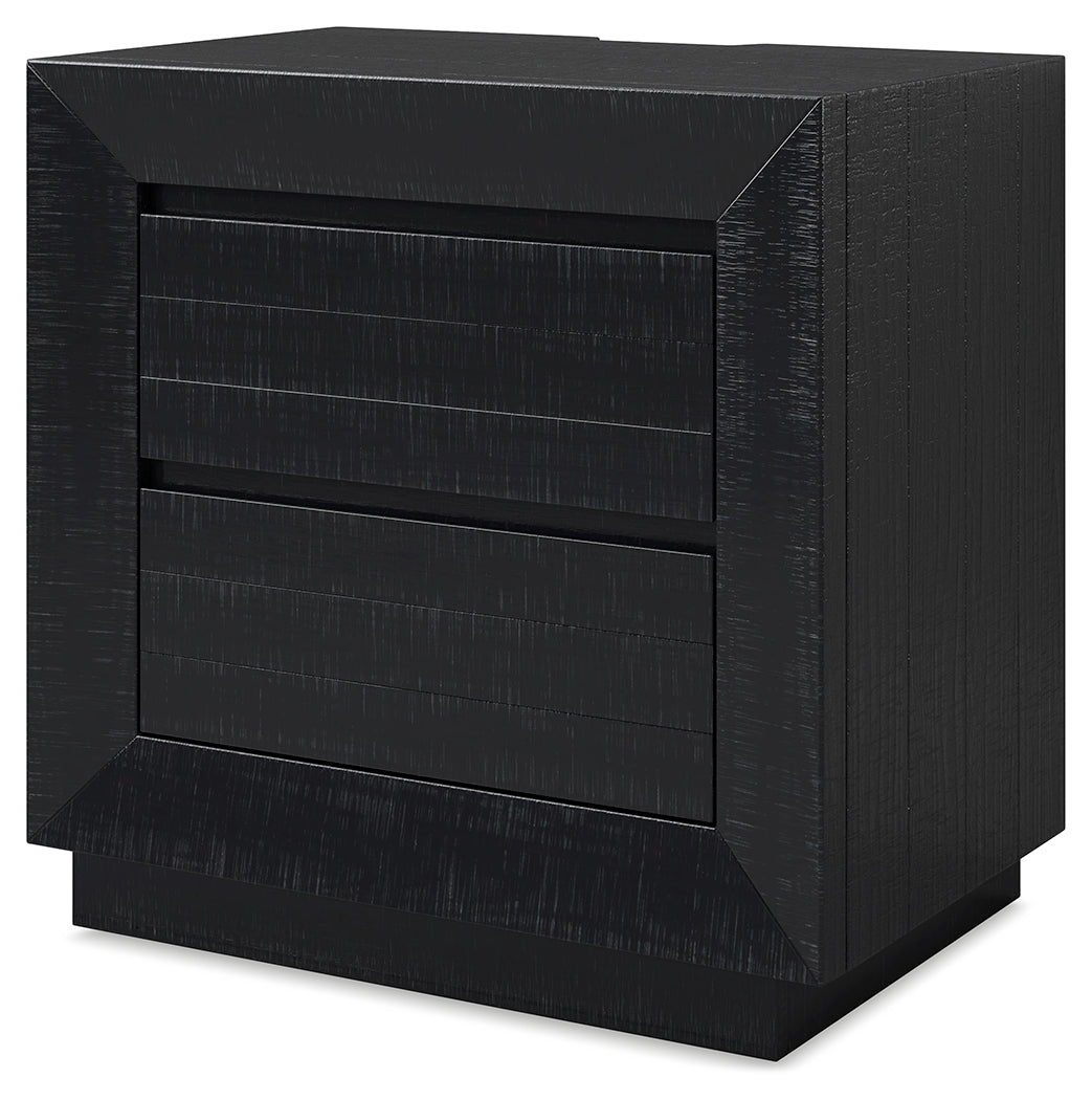 LONDER Black Nightstand - B768-92