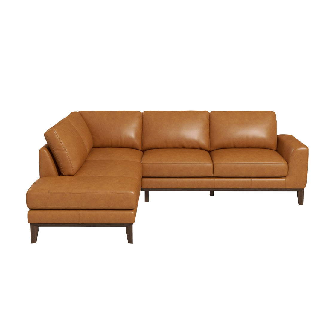 London Leather Sectional Sofa Left Facing - SEC00401501