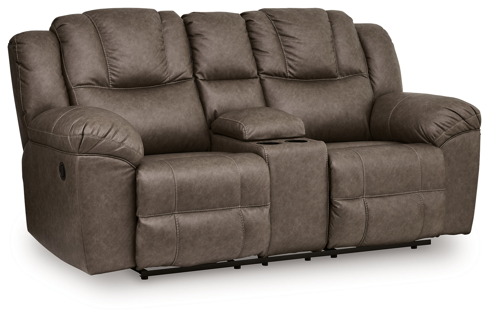 Lowilla Driftwood Reclining Loveseat with Console - PC6450694