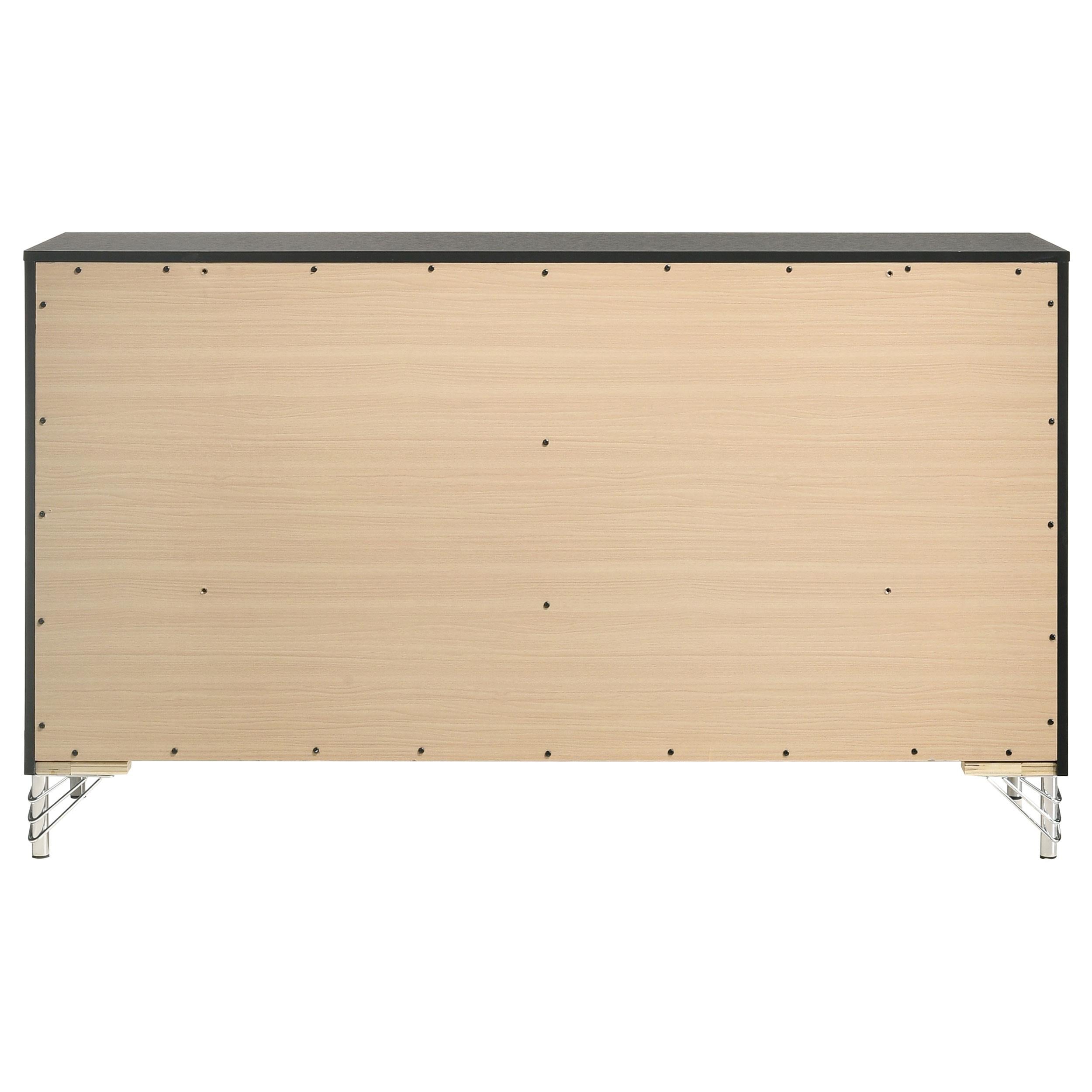 Lucia 6-drawer Dresser Cabinet Black - 224993