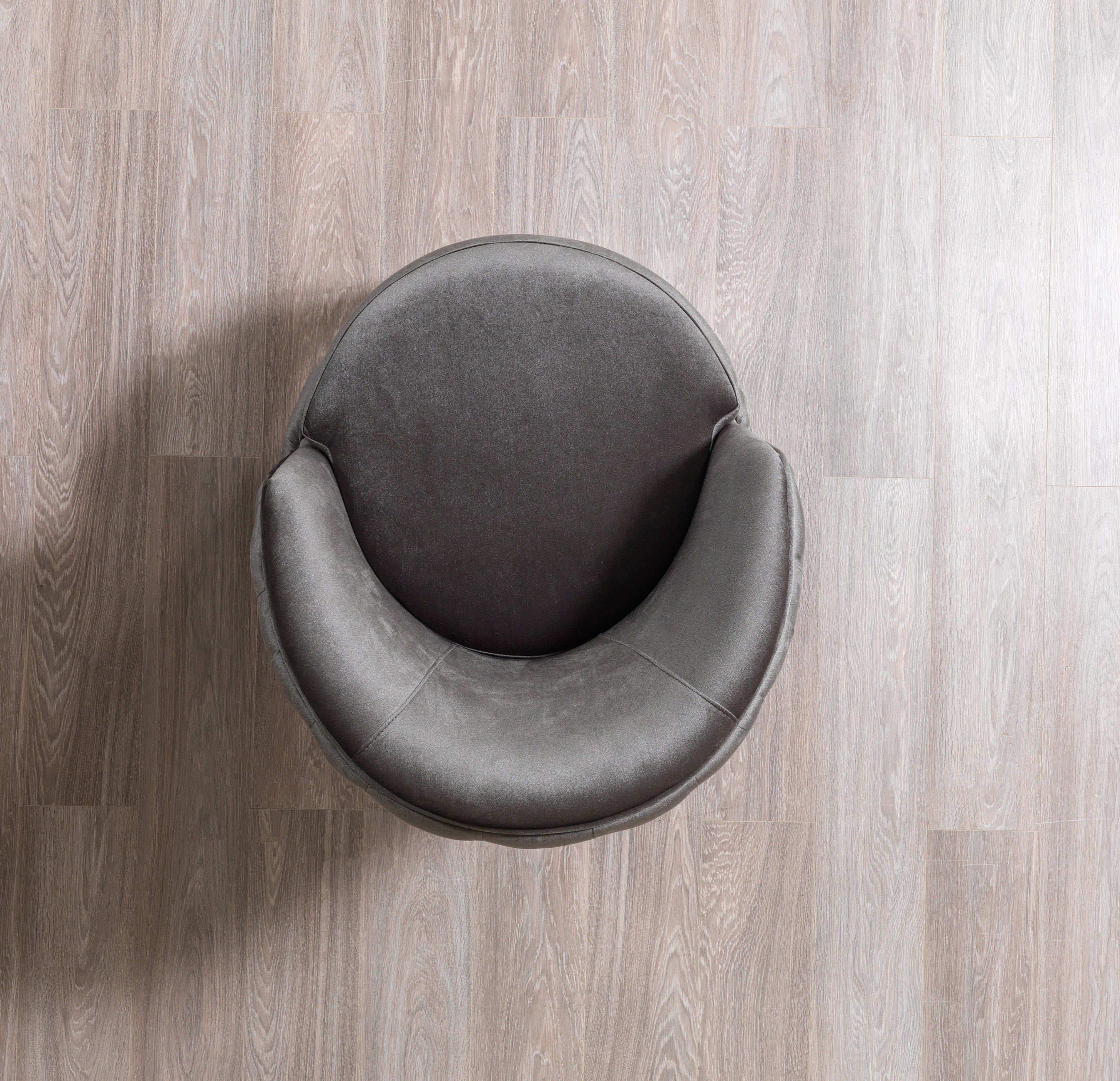 Lupino Gray Velvet Chair - LUPINOGRAY-CHAIR