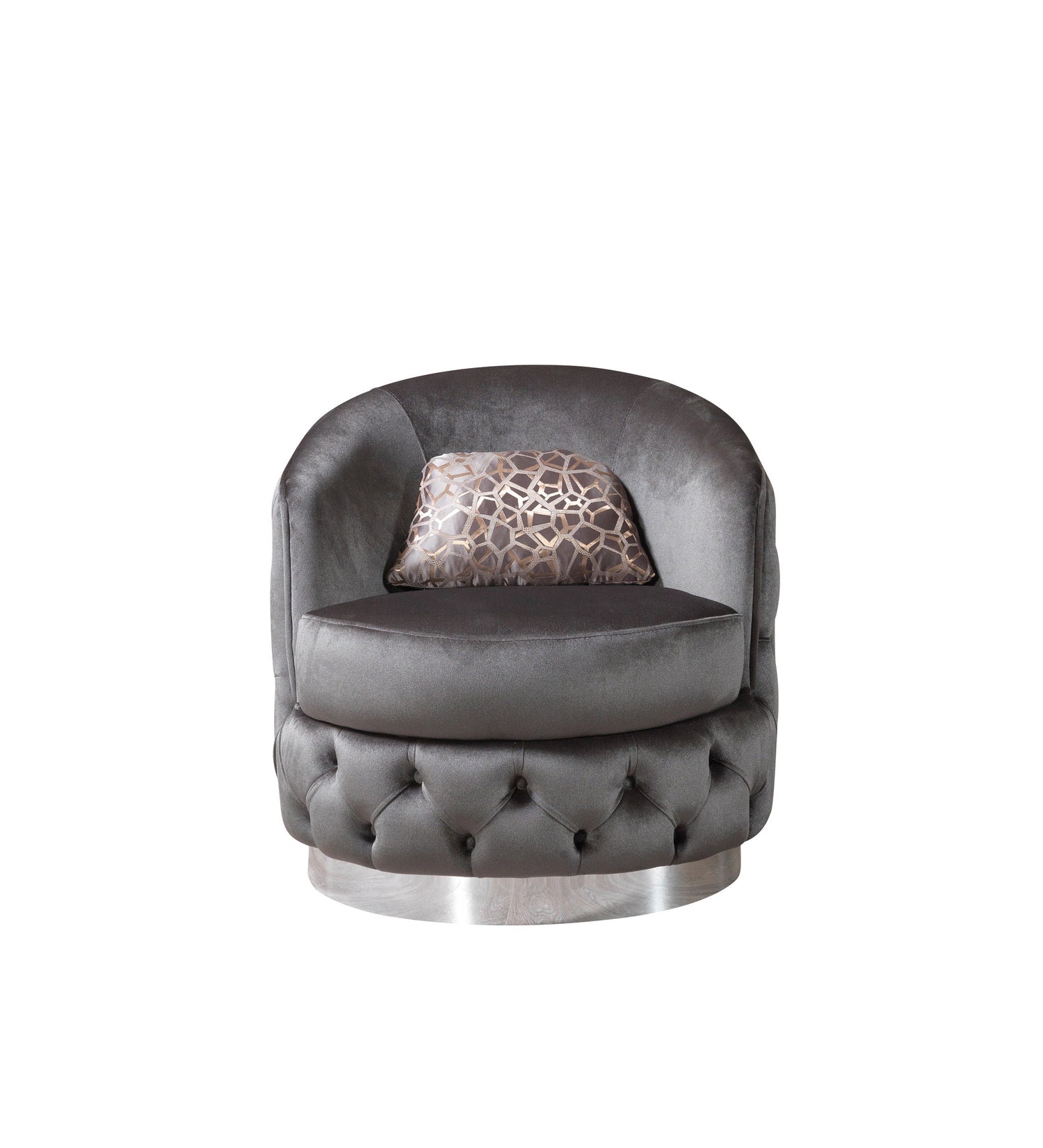 Lupino Gray Velvet Sofa & Loveseat - LUPINOGRAY-SL