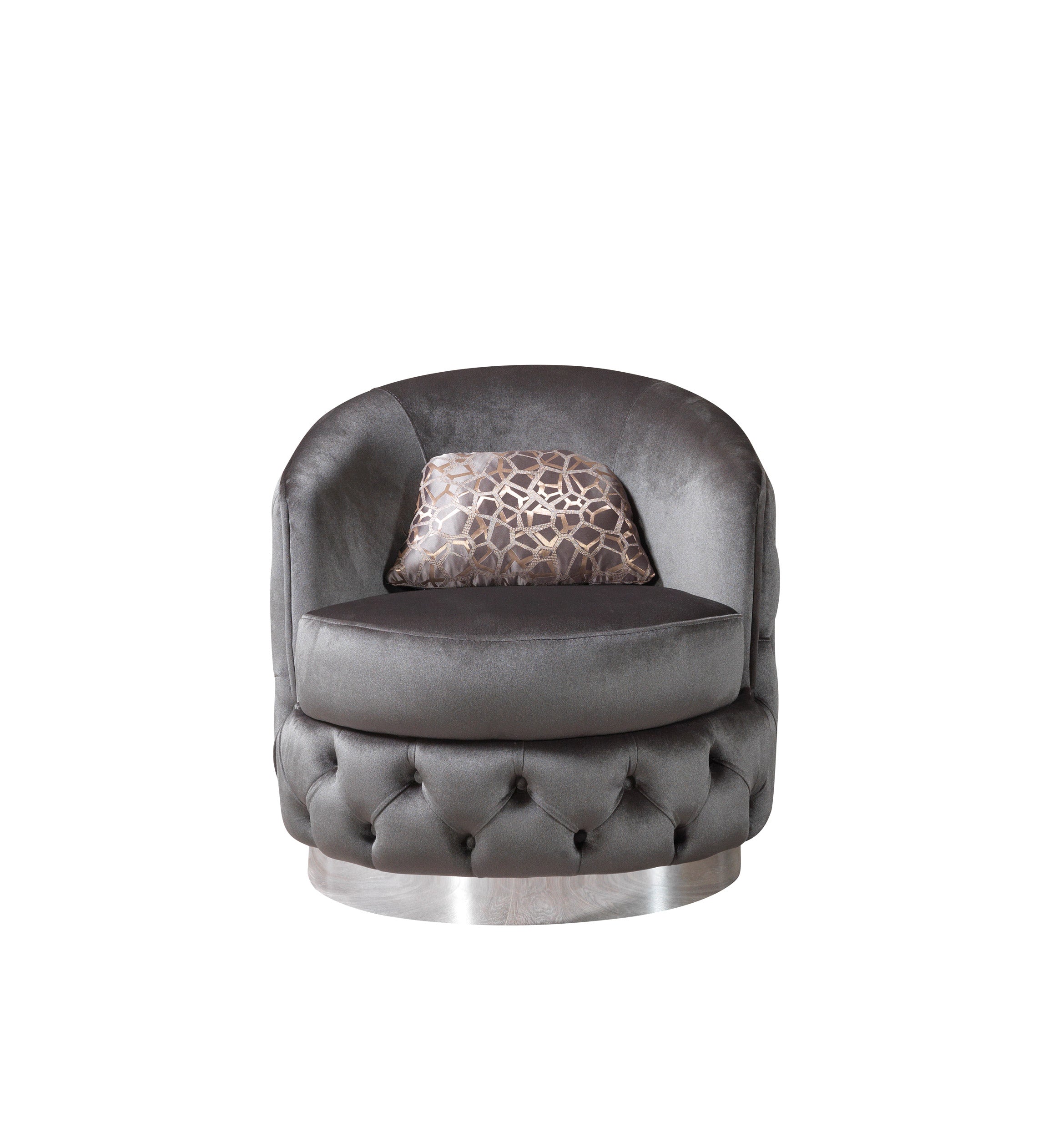 Lupino Gray Velvet Sofa & Loveseat - LUPINOGRAY-SL