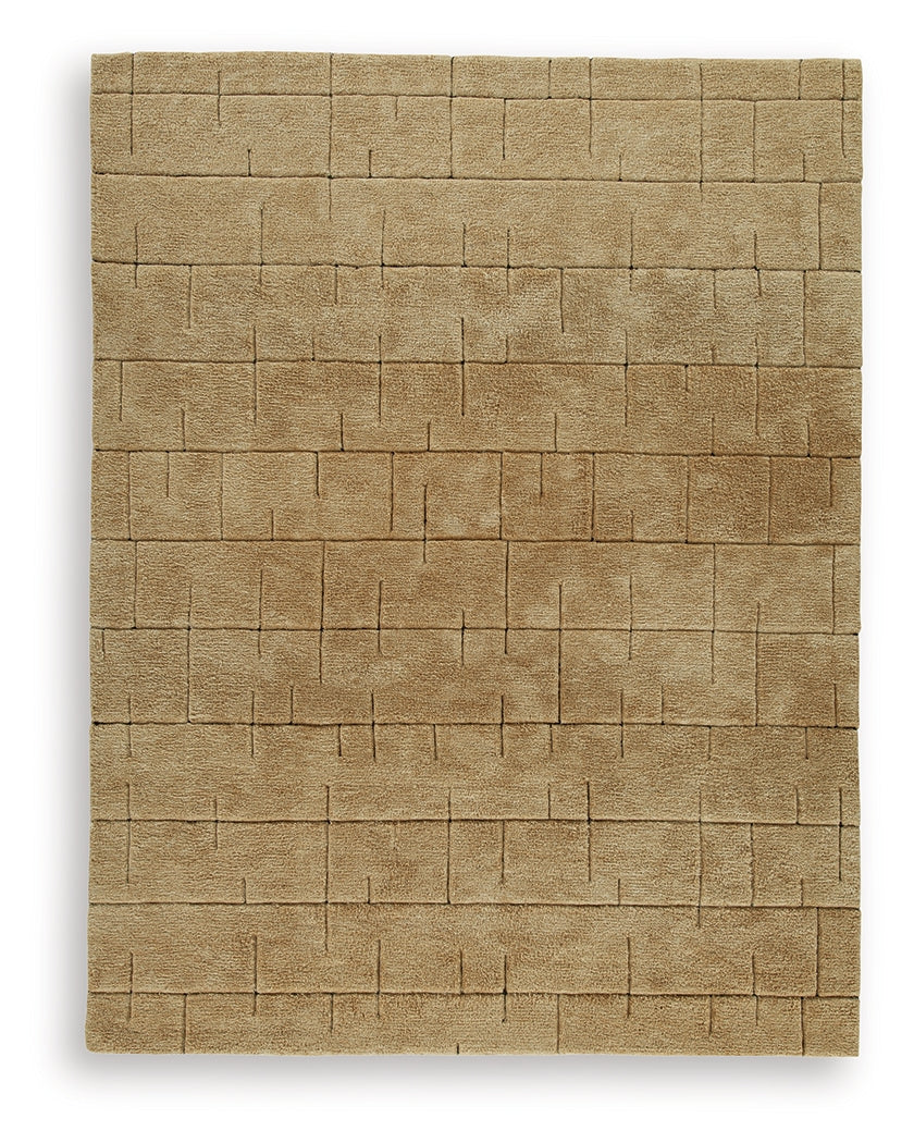 Luzmont Golden Brown Large Rug - R408371