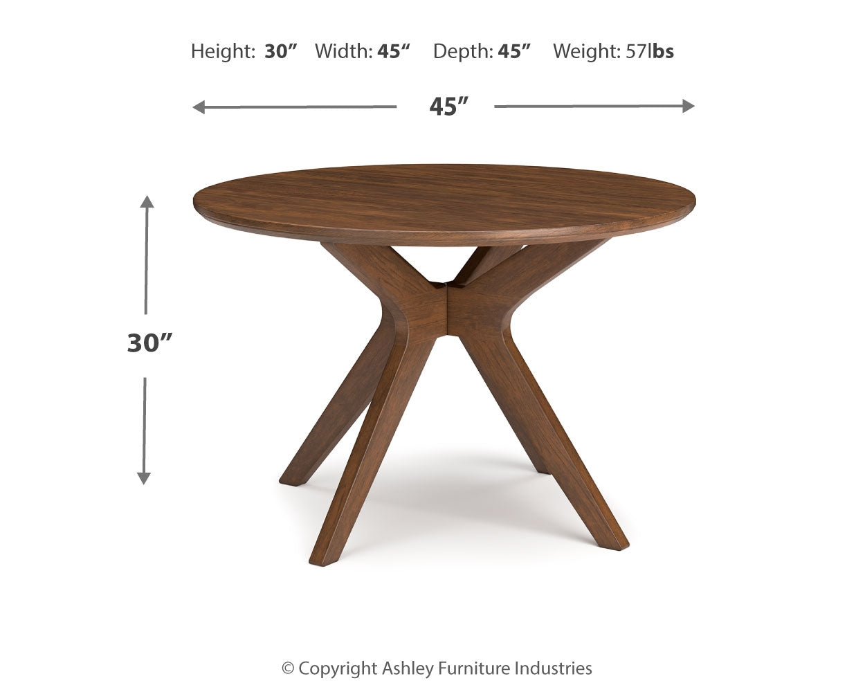 Lyncott Dining Table and 4 Chairs - D615D12