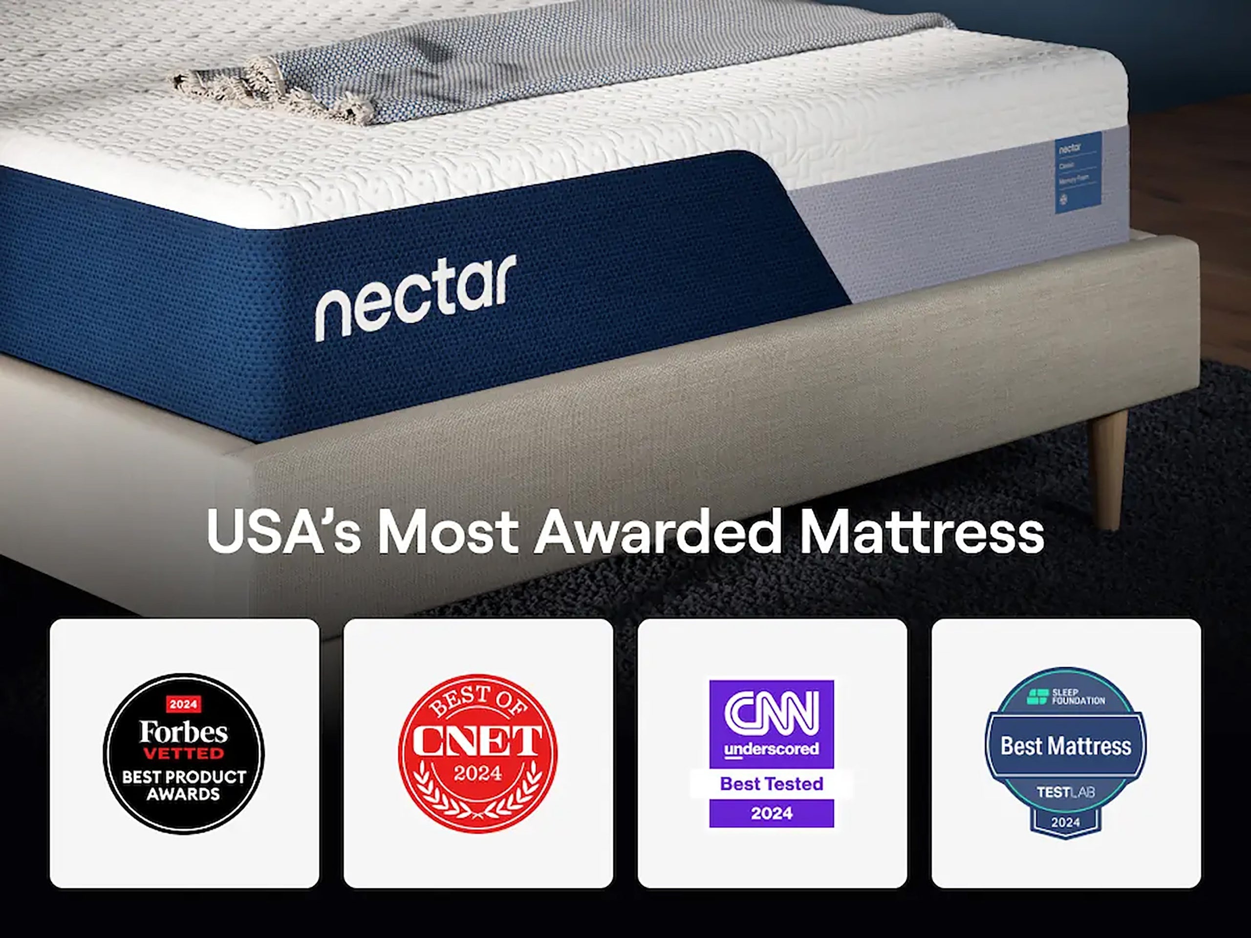 M125 - NECTAR Memory Foam (Firm) (ETA: 10/3) *King - M125 NECTAR King
