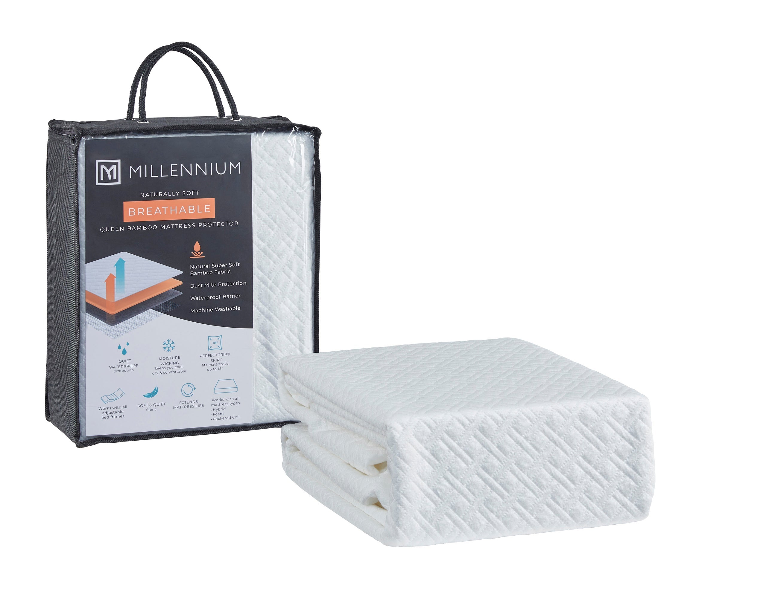 M308 - Mattress Protector - Twin, Full, Queen, King *Full - M308 - Mattress Protector Full
