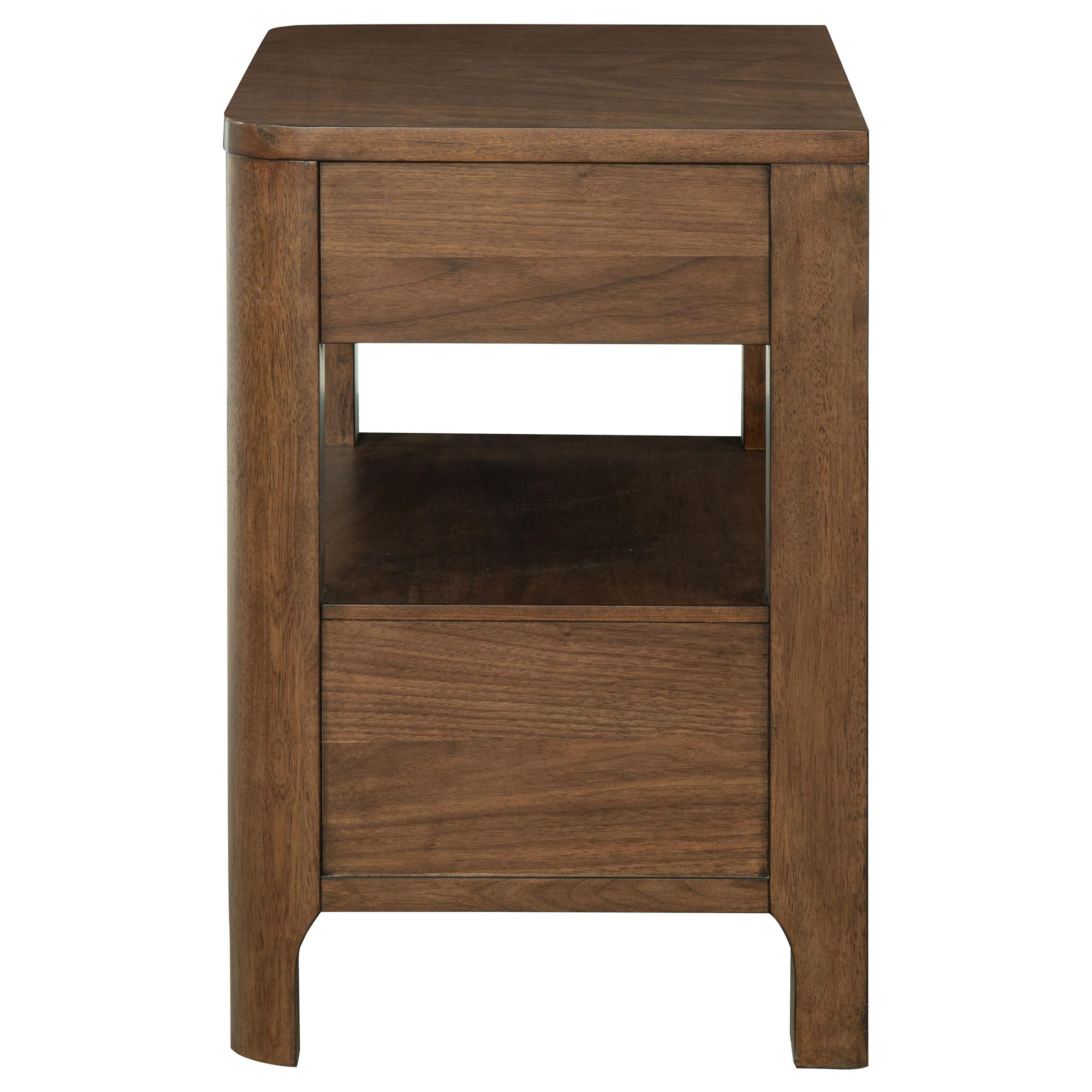 Maderia 2-drawer Nightstand Bedside Table Walnut - 223322