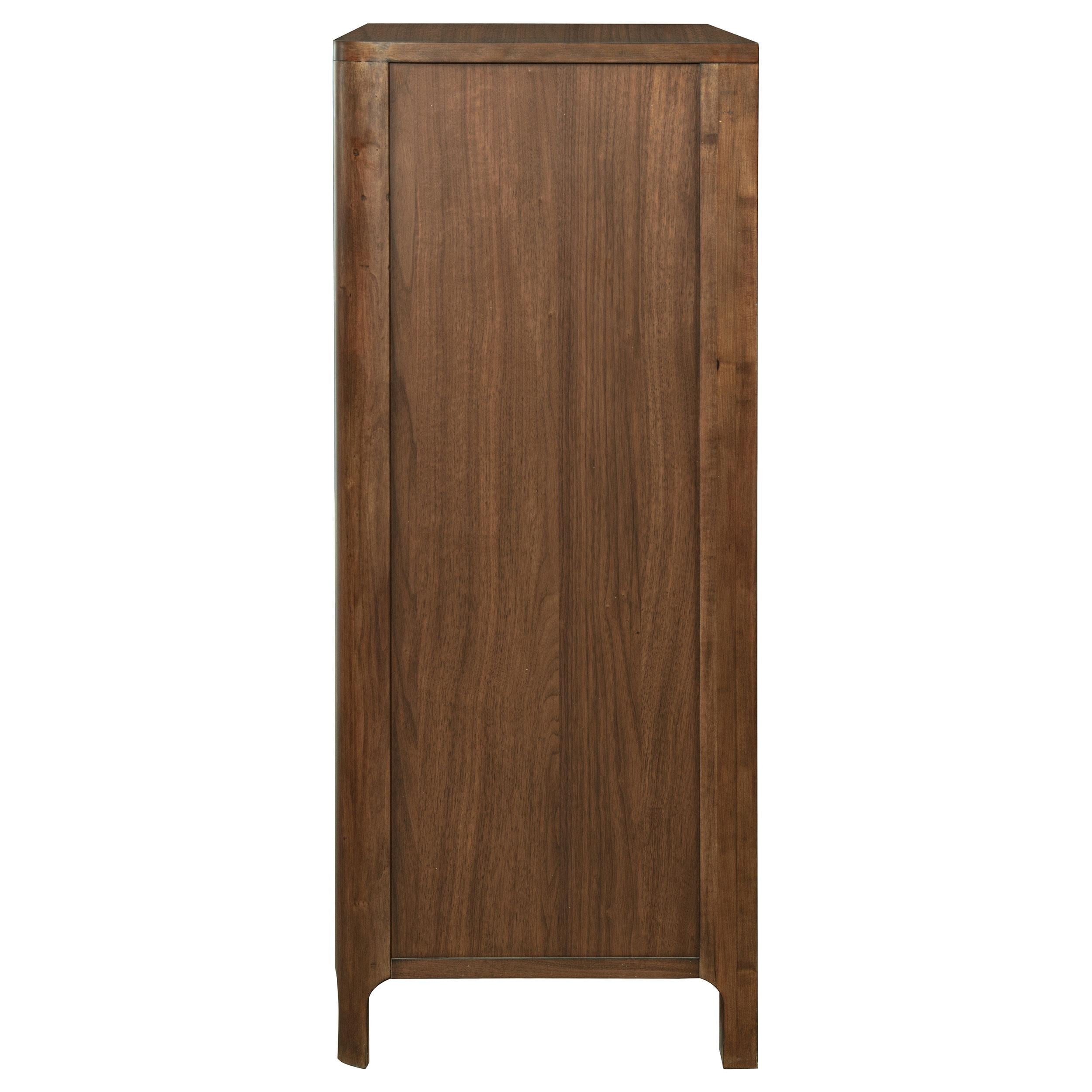 Maderia 5-drawer Chest of Drawers Walnut - 223325