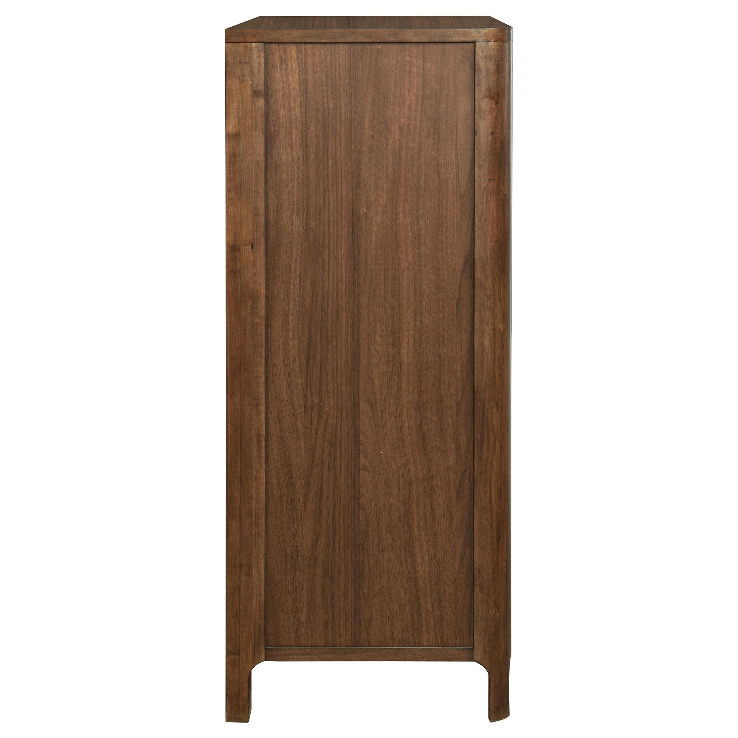 Maderia 5-drawer Chest of Drawers Walnut - 223325
