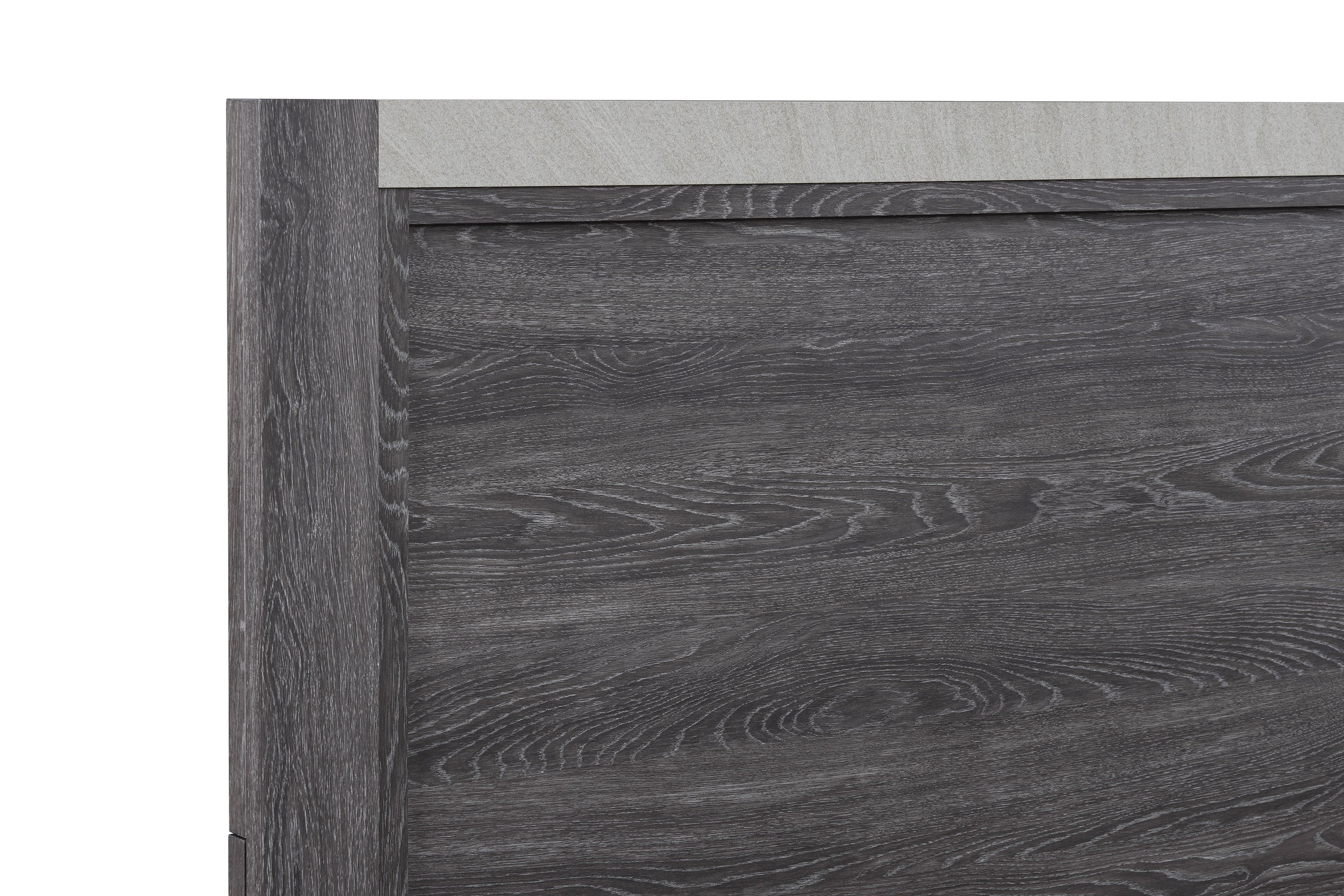 Madsen Gray Queen Panel Bed - SET | B1700-Q-HBFB | B1700-KQ-RAIL - Bien Home Furniture & Electronics