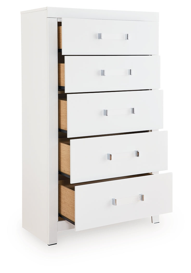 Maeling White Chest of Drawers - PCB1119-46