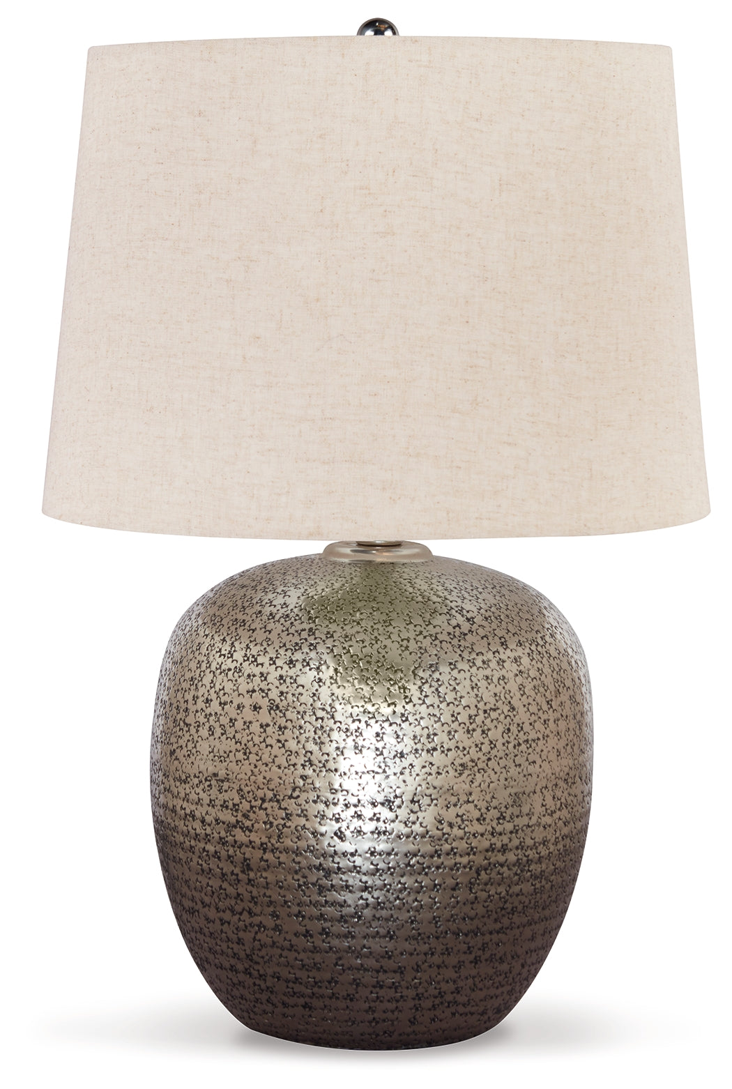 Magalie Antique Silver Finish Table Lamp (Set of 2) - L207314X2