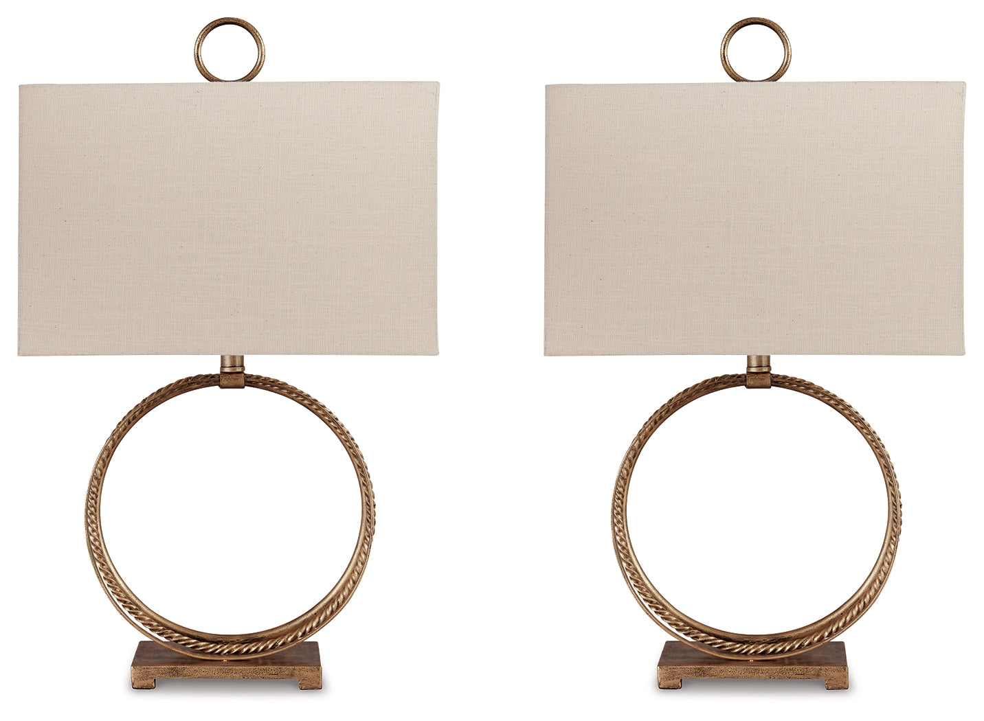 Mahala Antique Gold Finish Table Lamp (Set of 2) - L208124X2