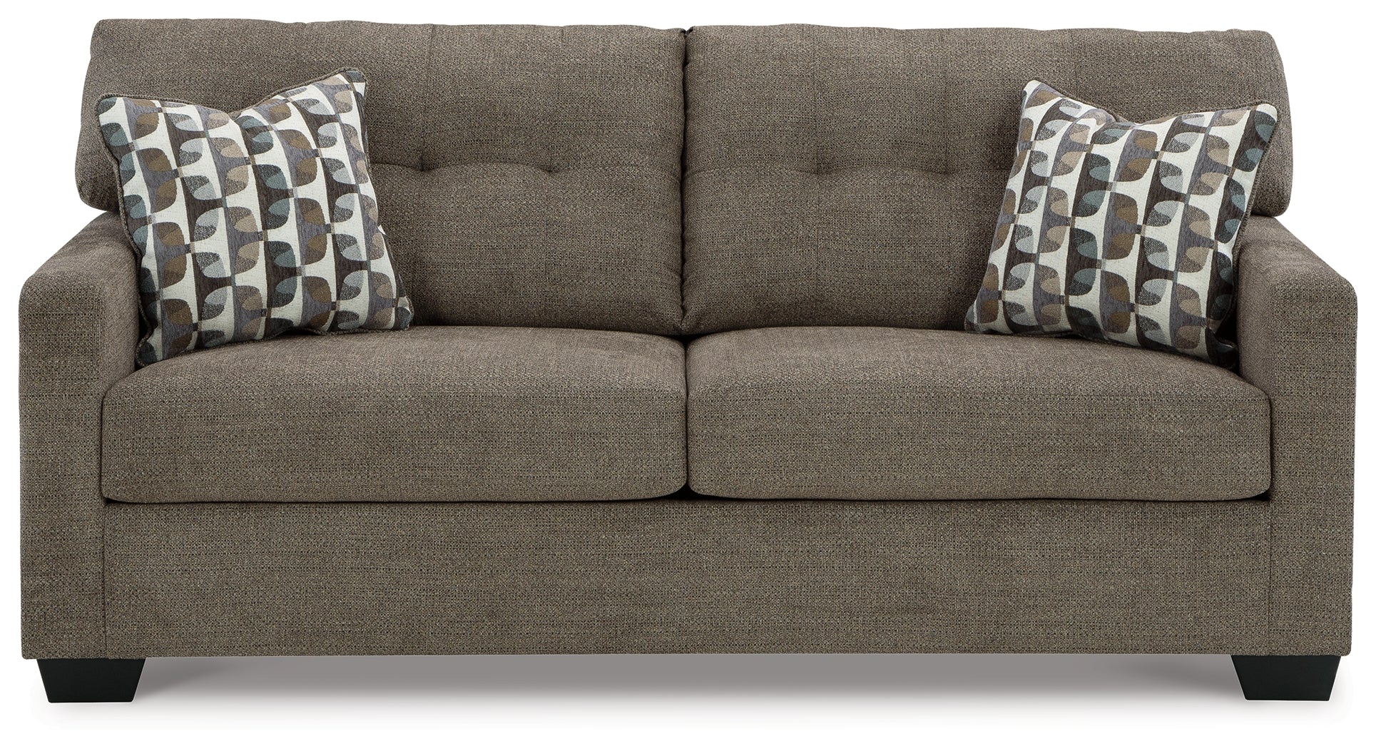 Mahoney Chocolate Full Sofa Sleeper and Chaise - 31005U3