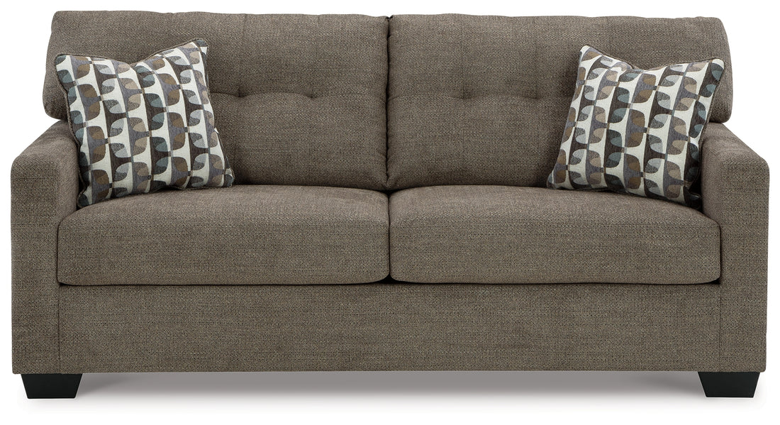 Mahoney Chocolate Full Sofa Sleeper and Chaise - 31005U3