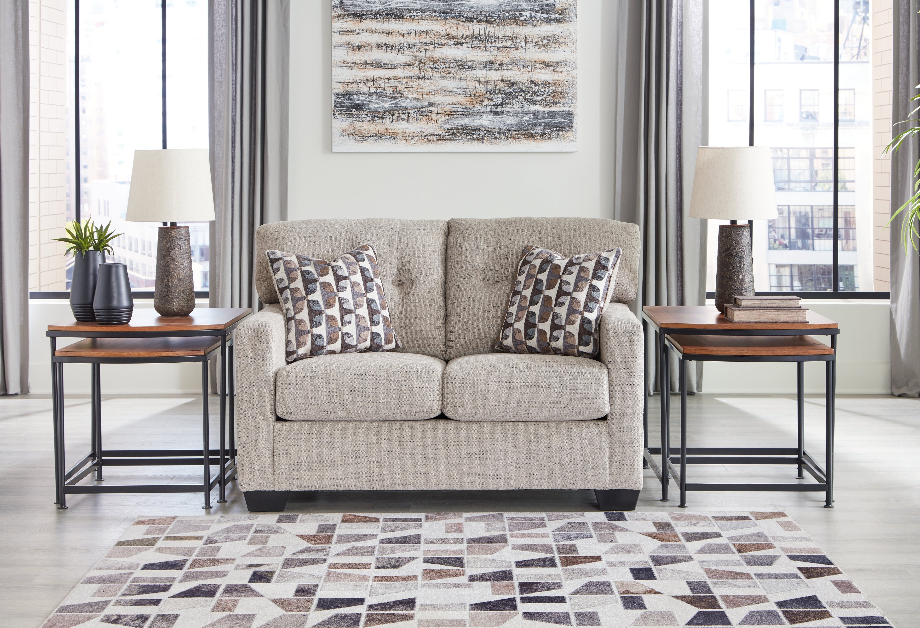 Mahoney Full Sofa Sleeper and Loveseat - 31004U3
