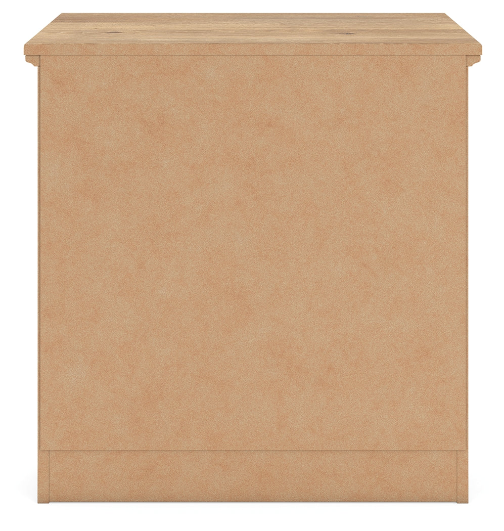 Makidern Tan Nightstand - PCB1170-92