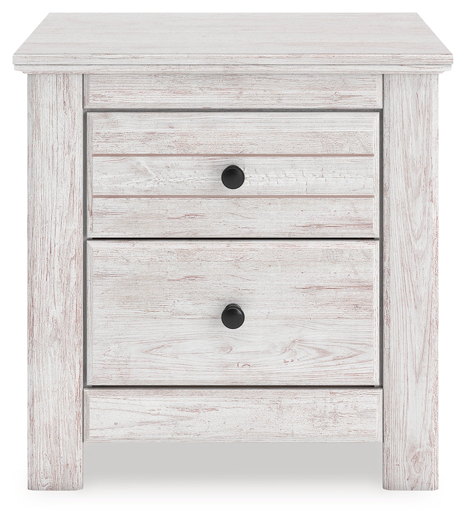 Makidern Whitewash Nightstand - PCB1171-92