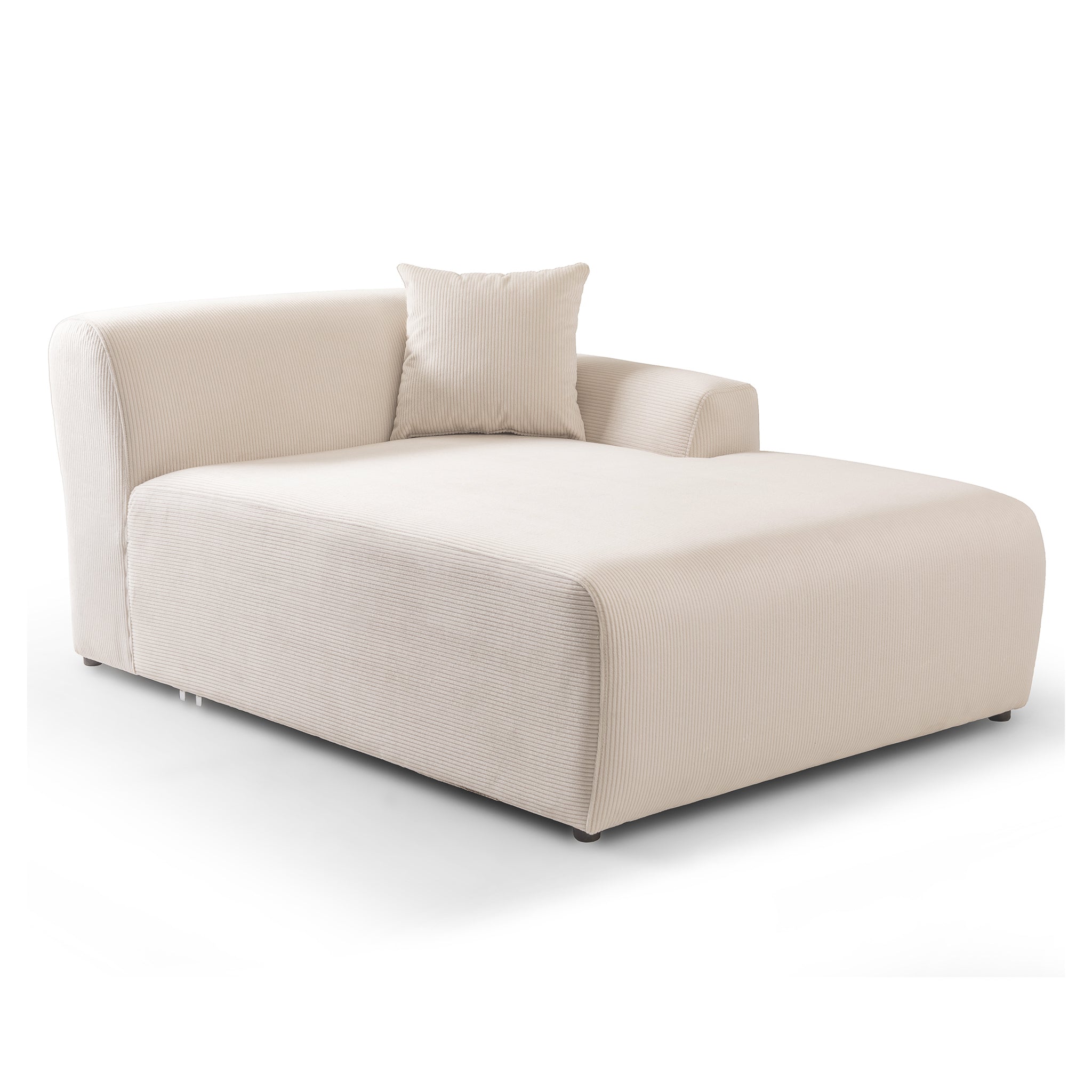 Mar U-Shape Corner Sofa - Cream Corduroy - CSC01601301